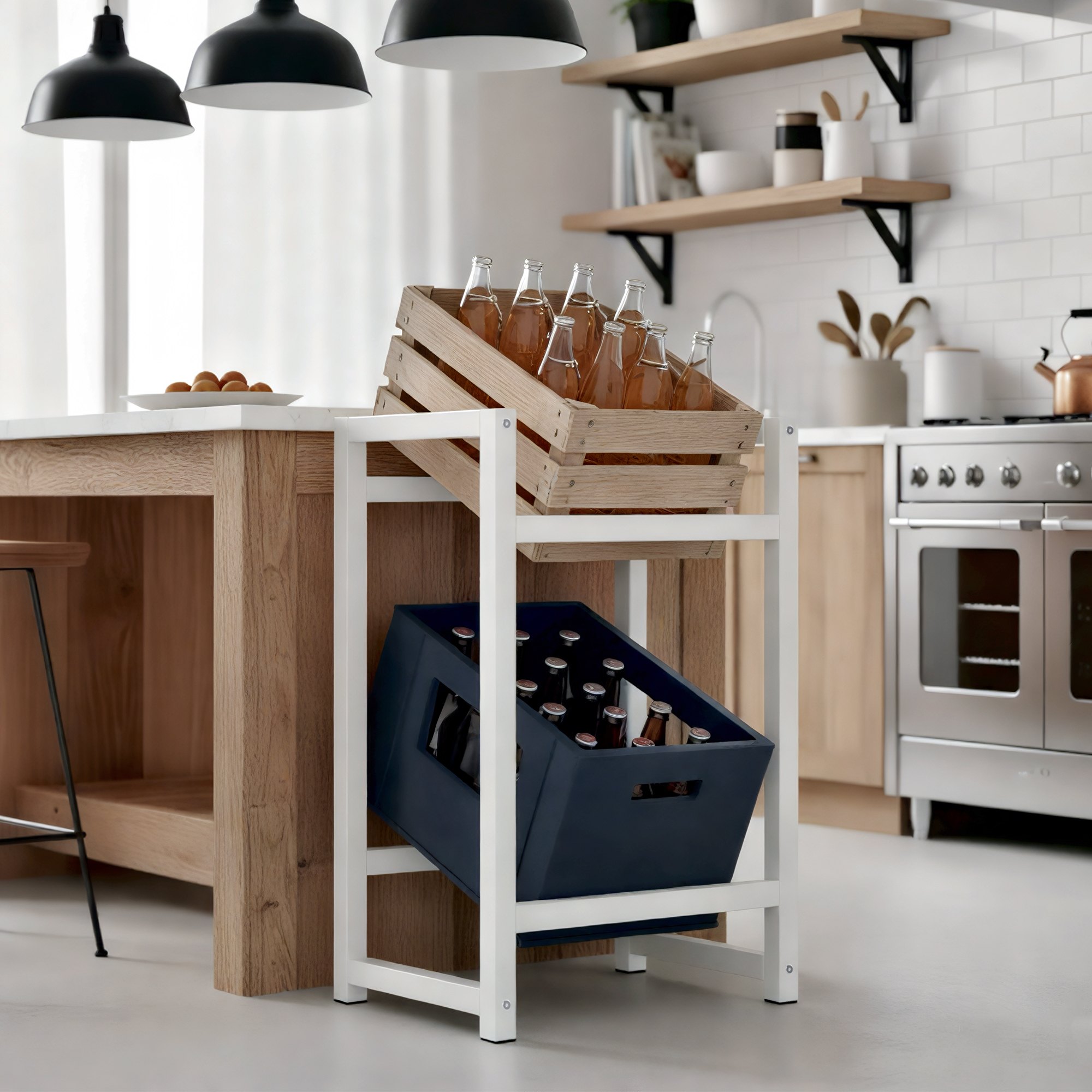 2er Getränkekistenständer Stack