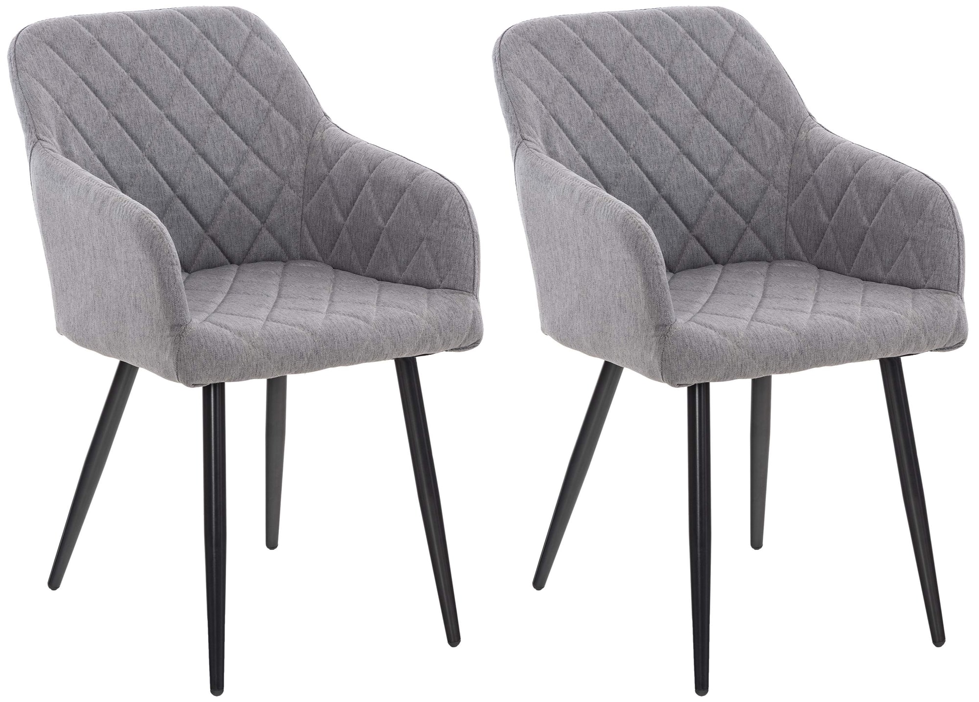2er Set Esszimmerstuhl Shila Stoff