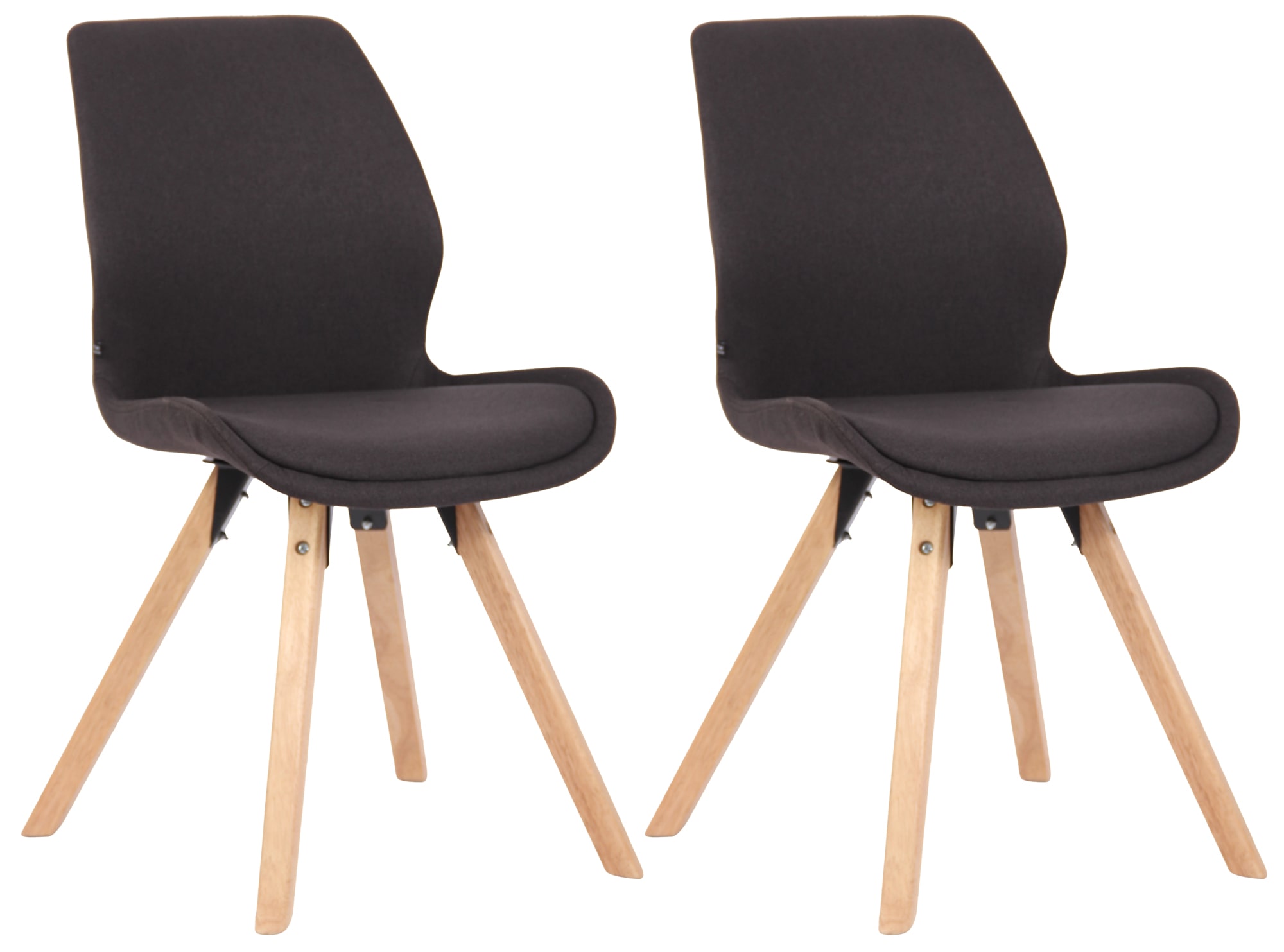 2er Set Stuhl Luna Stoff