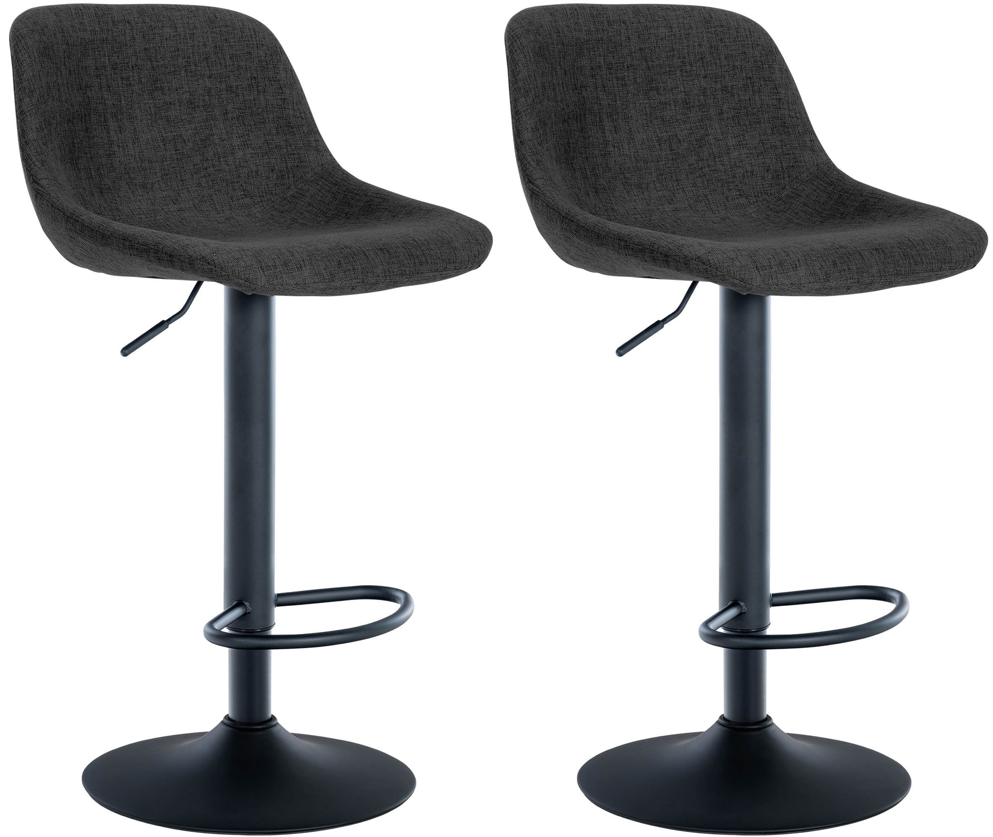 2er Set Barhocker Loft Stoff