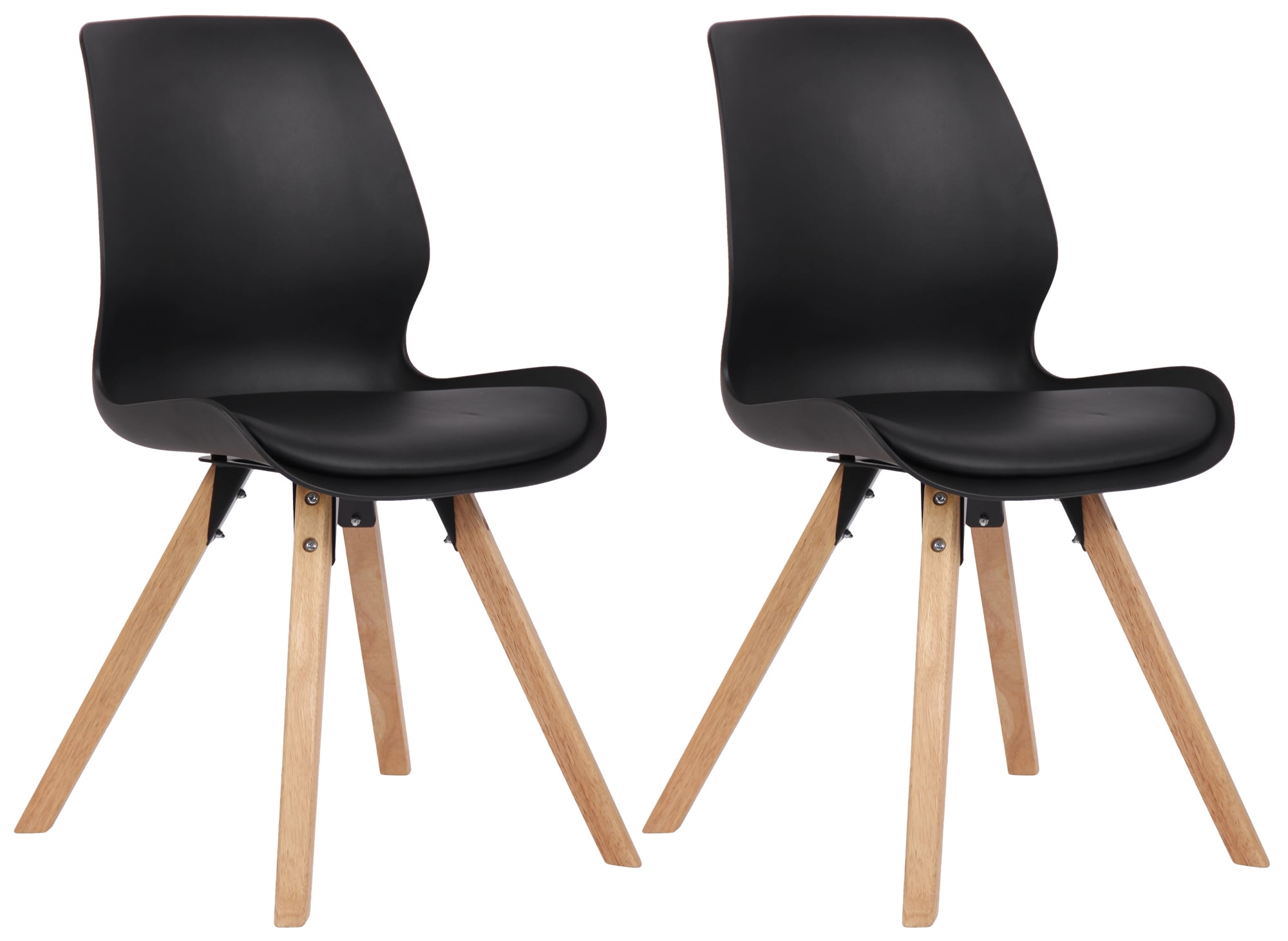 2er Set Stuhl Luna Kunststoff