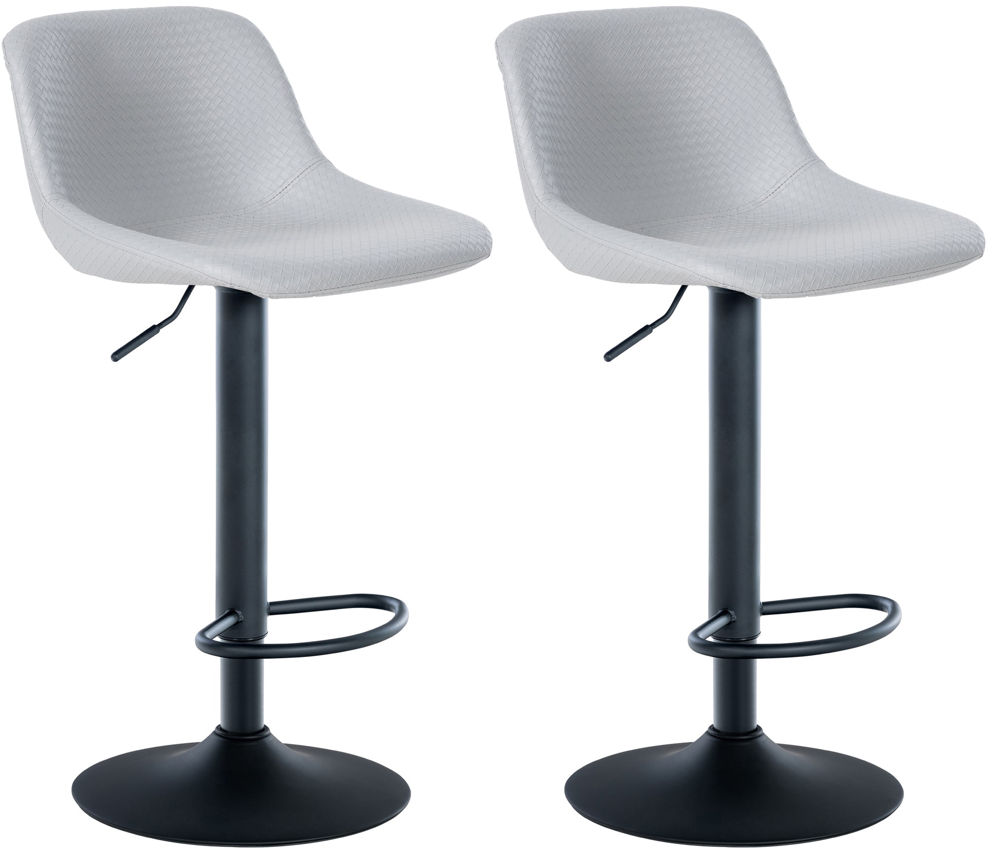 2er Set Barhocker Loft Kunstleder
