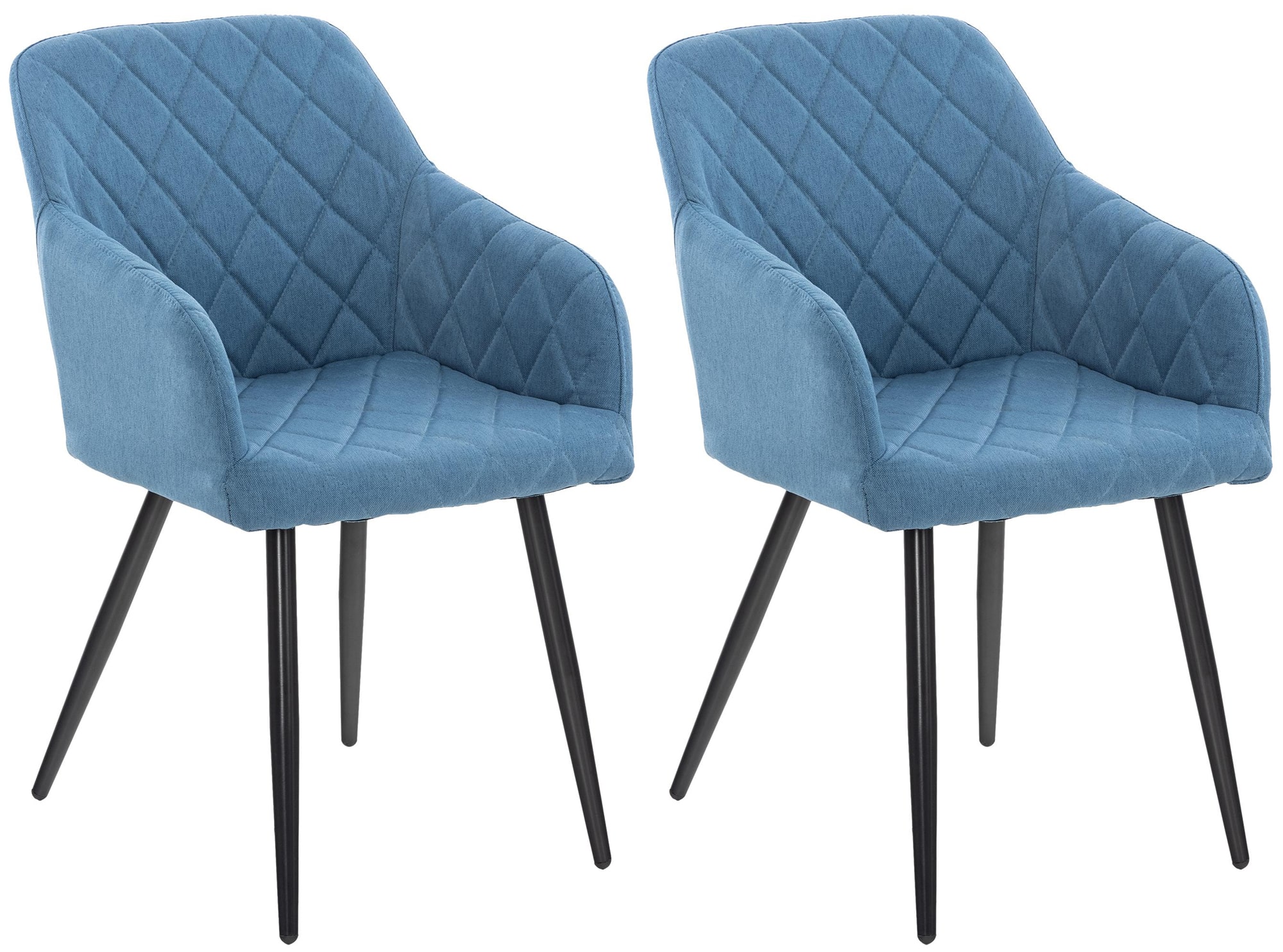 2er Set Esszimmerstuhl Shila Stoff