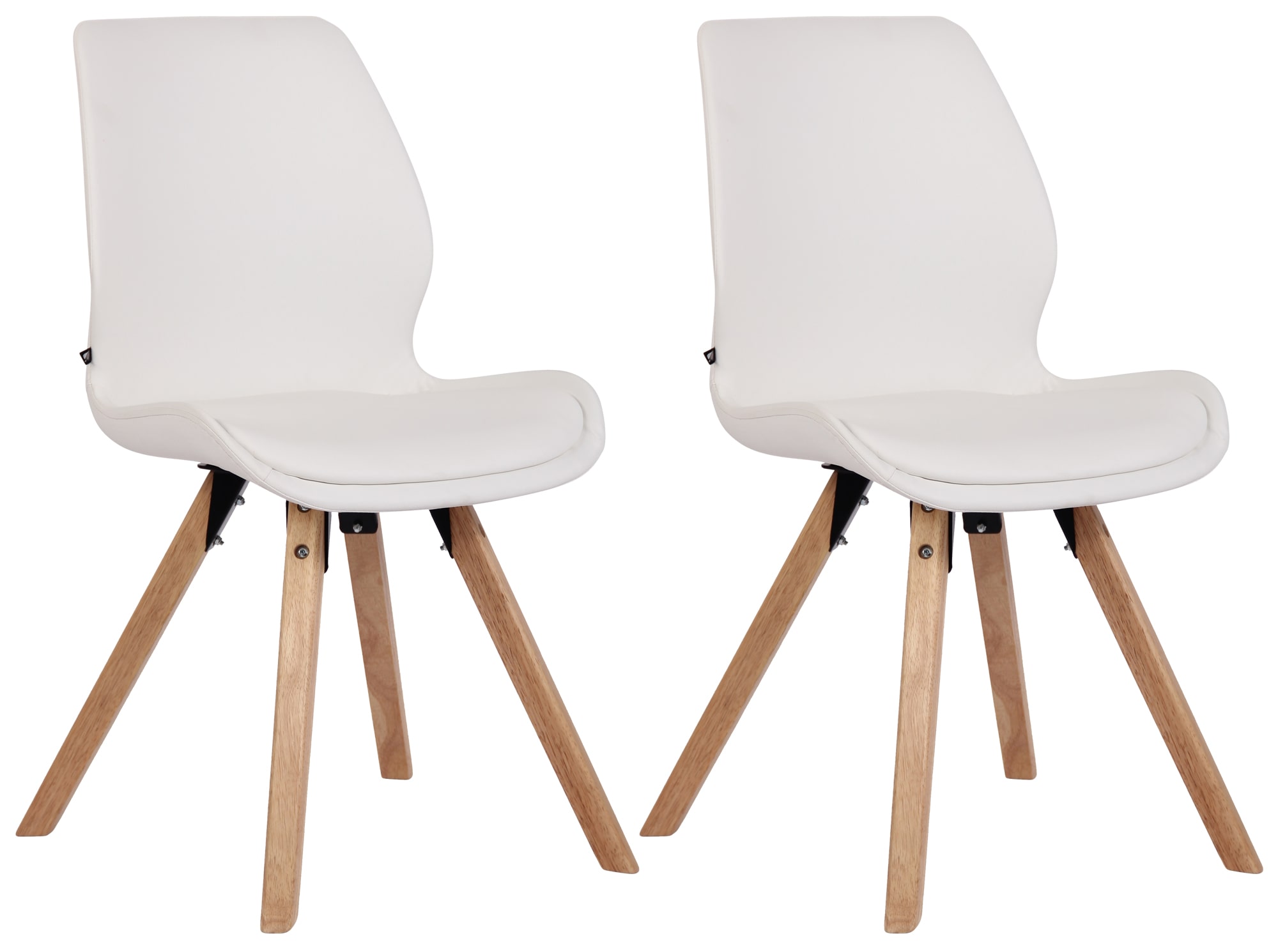 2er Set Stuhl Luna Kunstleder