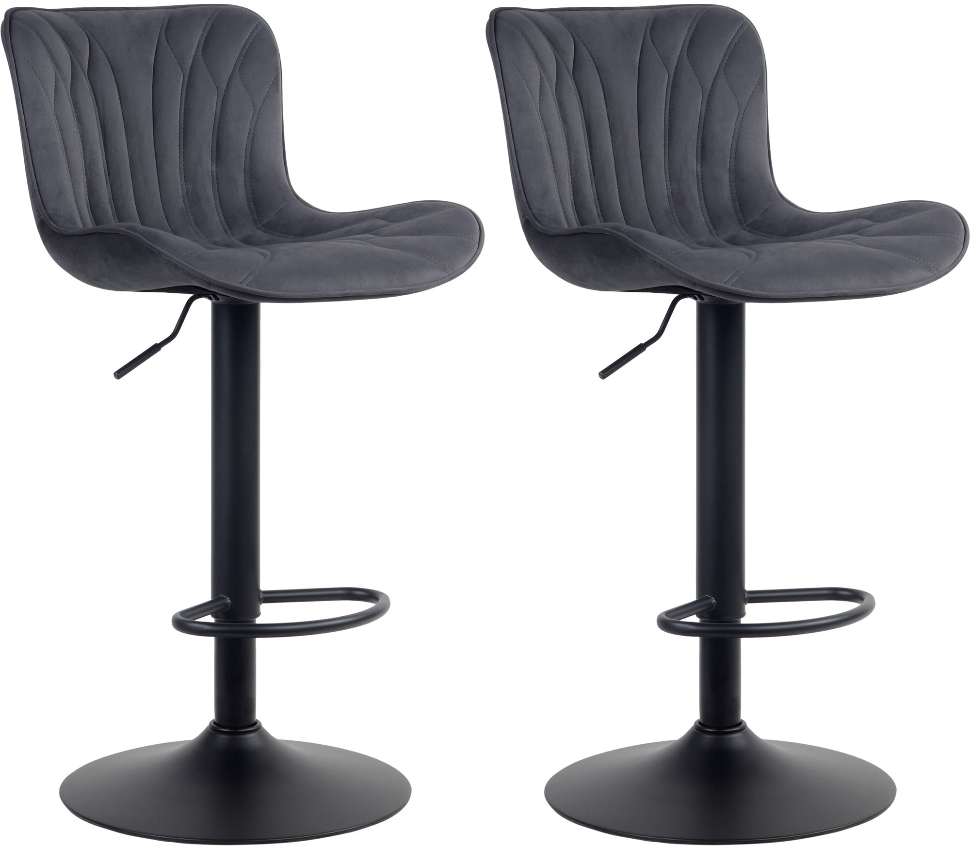2er Set Barhocker Linus Samt