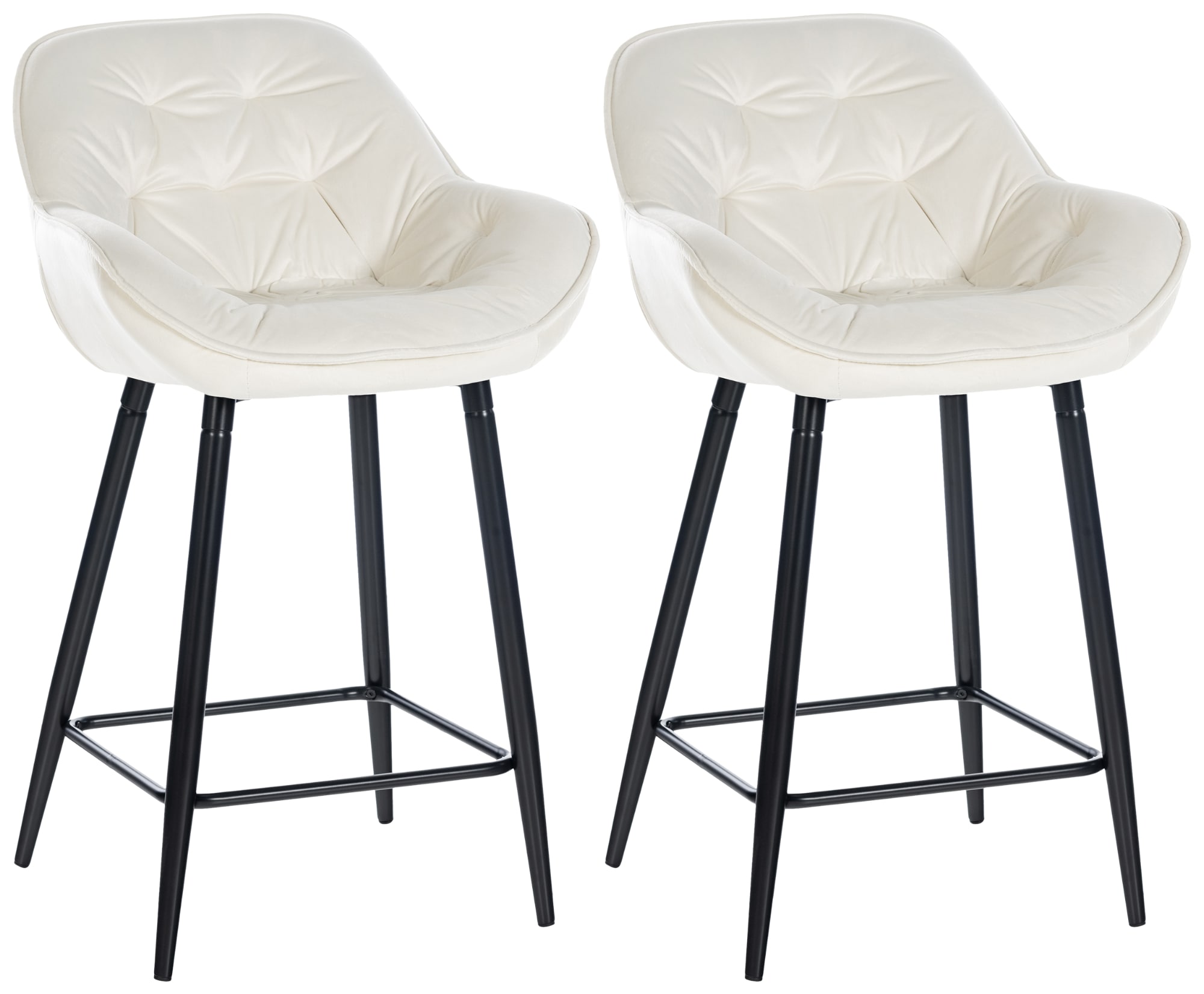 2er Set Barhocker Gibson Samt