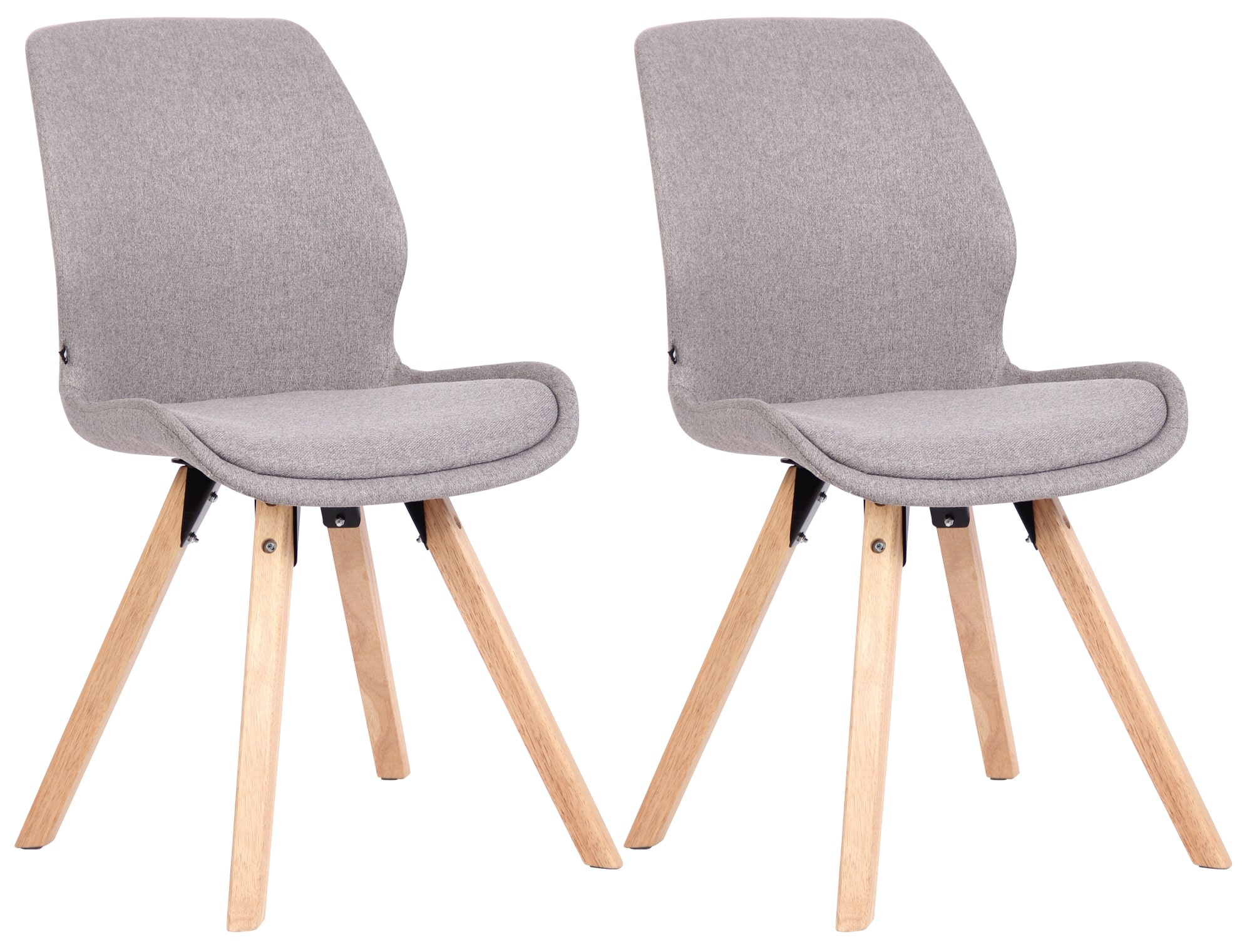 2er Set Stuhl Luna Stoff