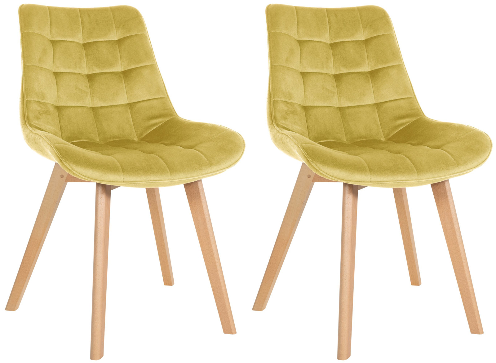 2er Set Stühle Brook Samt