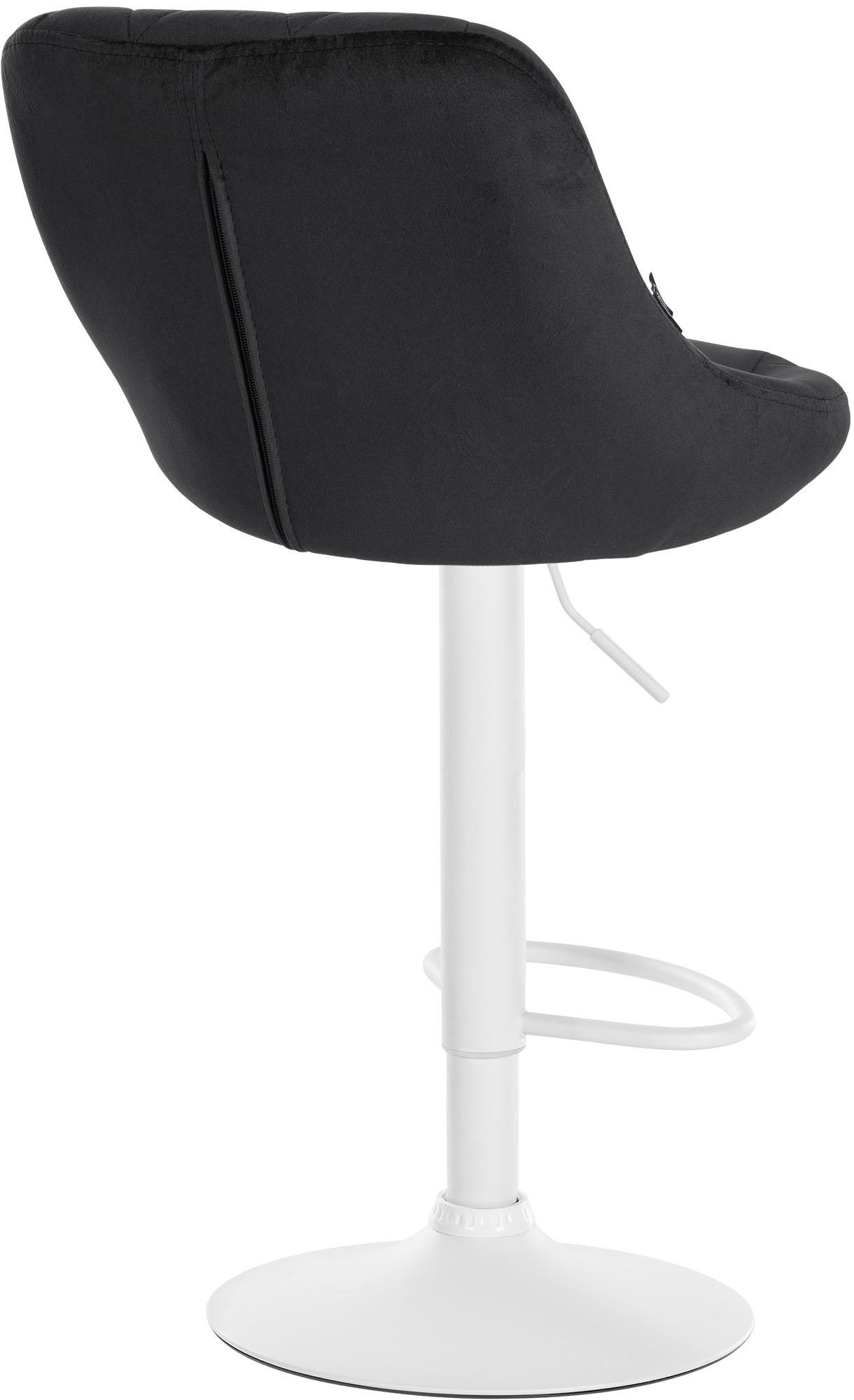 2er Set Barhocker Lazio Samt Weiß - Image 6