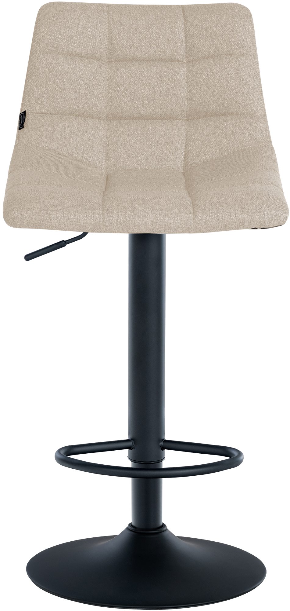 2er Set Barhocker Jerry Stoff Schwarz - Image 4