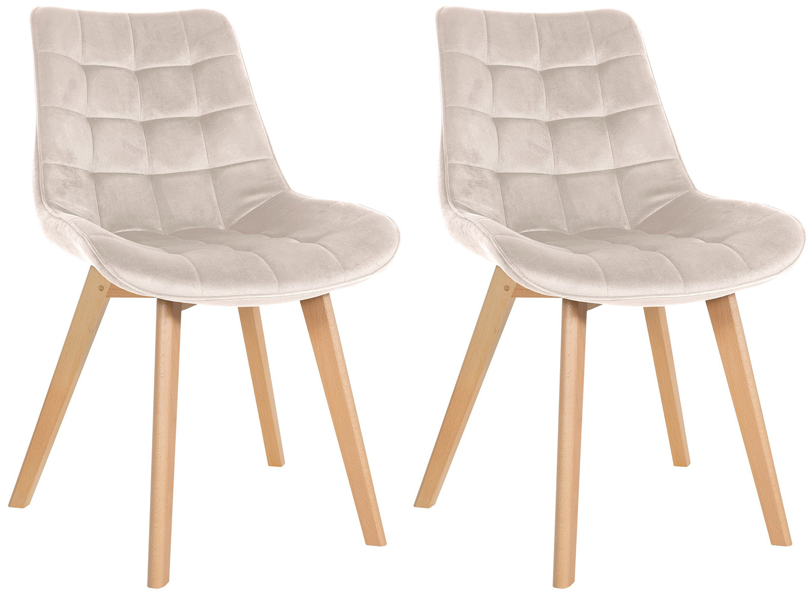 2er Set Stühle Brook Samt
