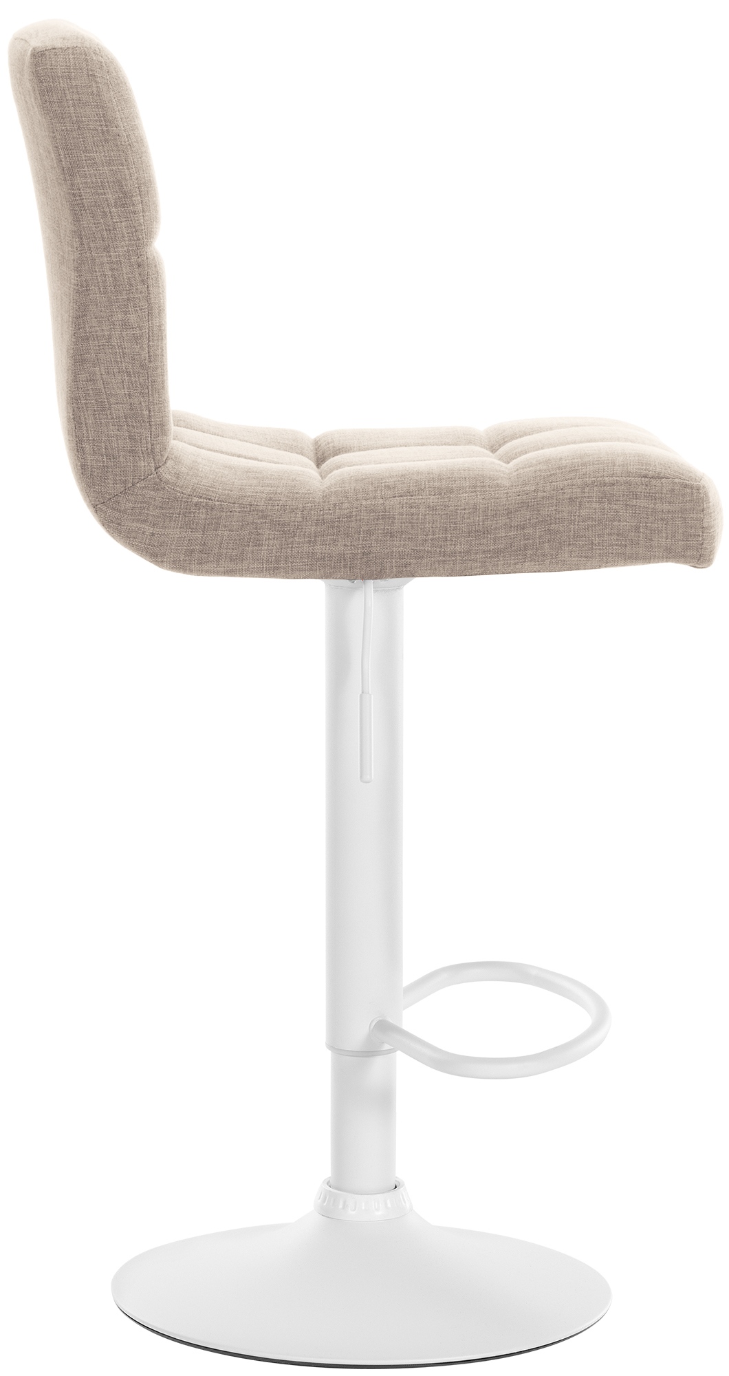 2er Set Barhocker Calma Stoff Weiß - Image 5