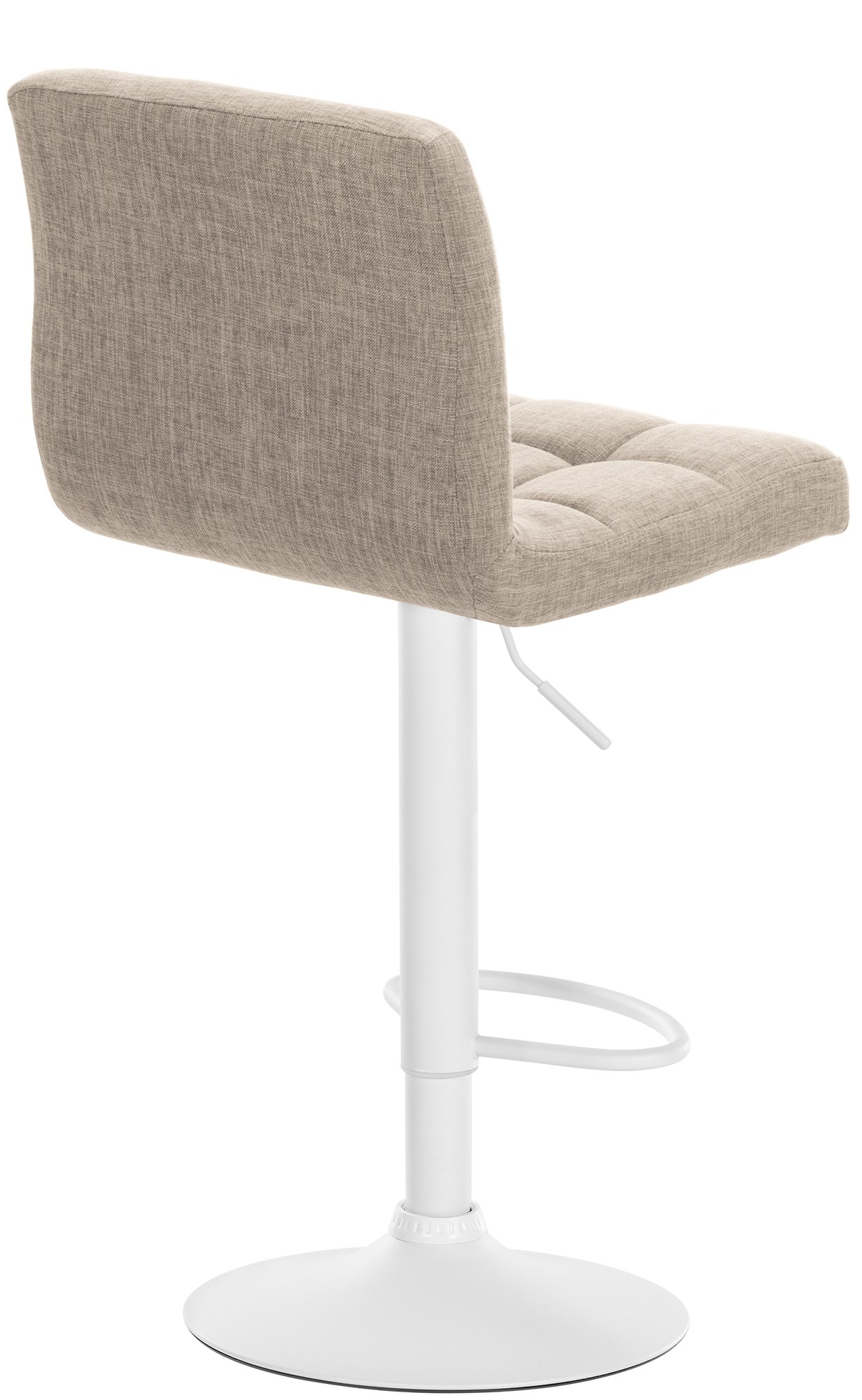 2er Set Barhocker Calma Stoff Weiß - Image 6