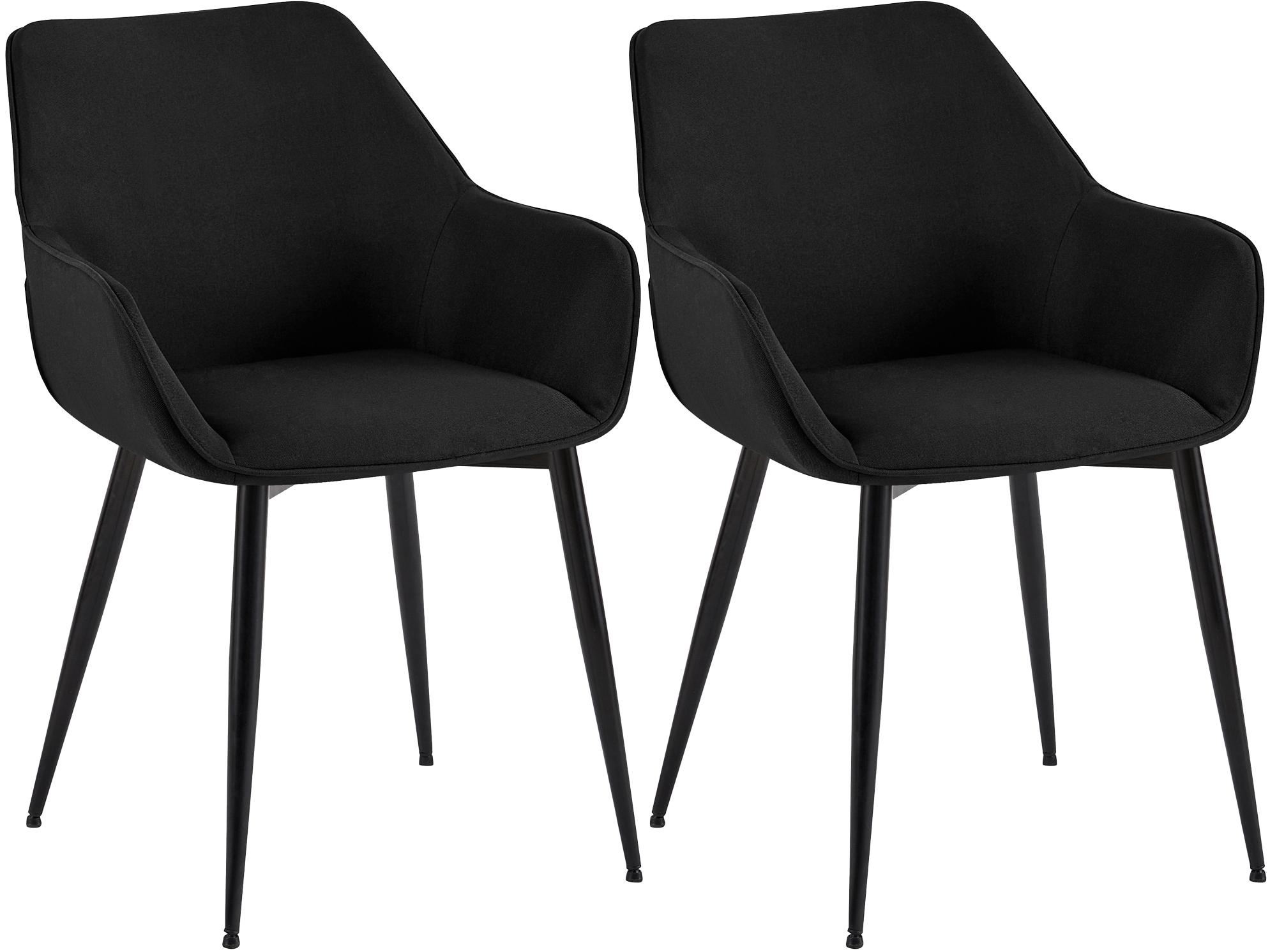 2er Set Esszimmerstuhl Vessa Stoff