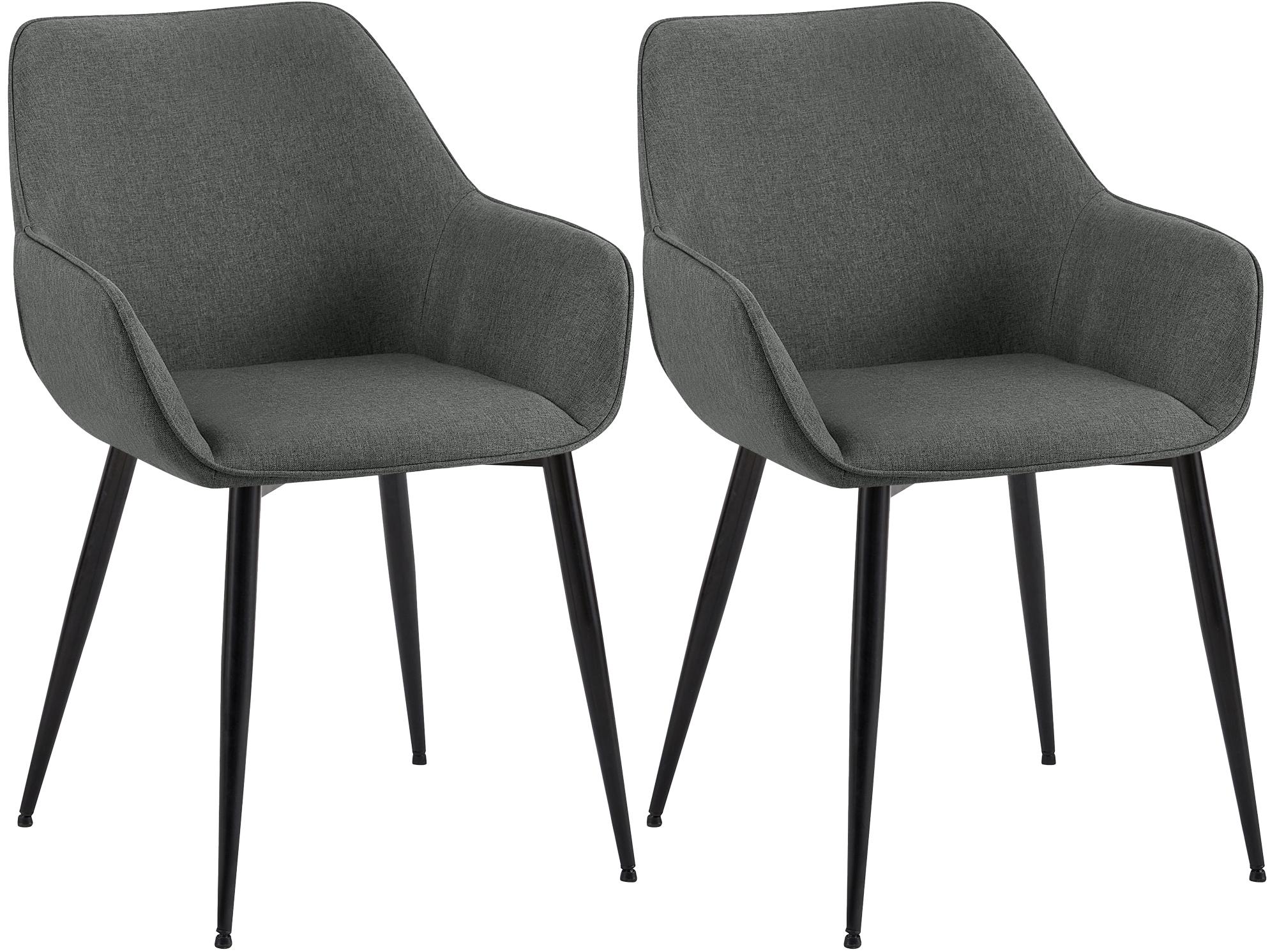 2er Set Esszimmerstuhl Vessa Stoff