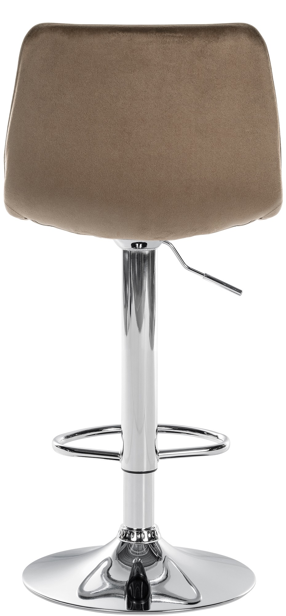 2er Set Barhocker Lex Samt Chrom - Image 4