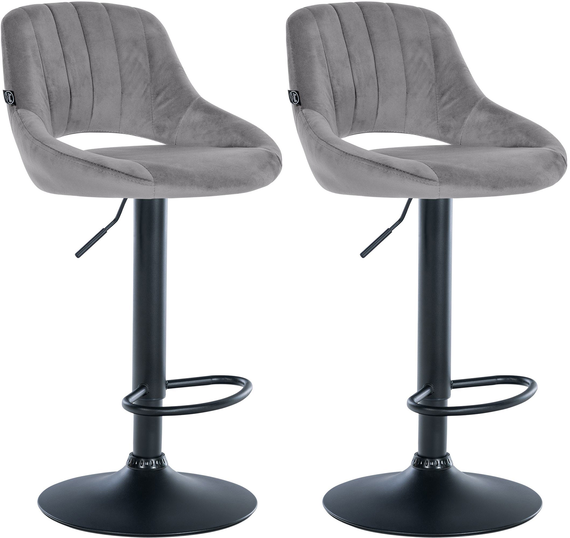 2er Set Barhocker Milet Samt B