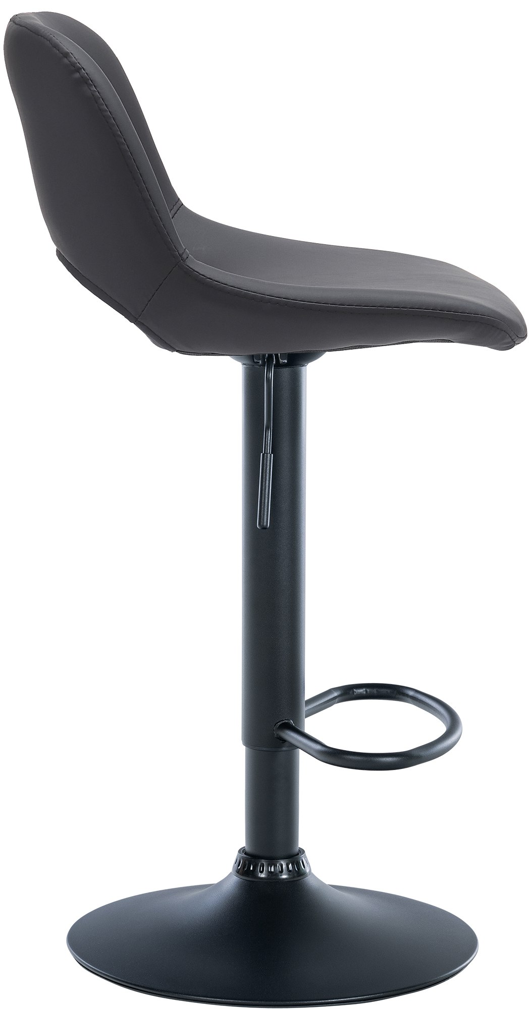 2er Set Barhocker Camden Kunstleder Schwarz - Image 4