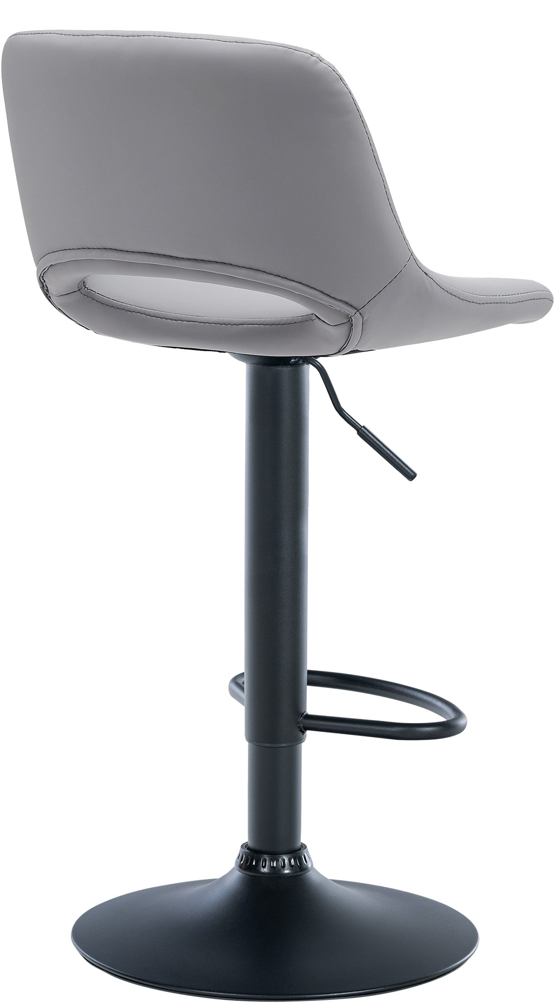 2er Set Barhocker Camden Kunstleder Schwarz - Image 3