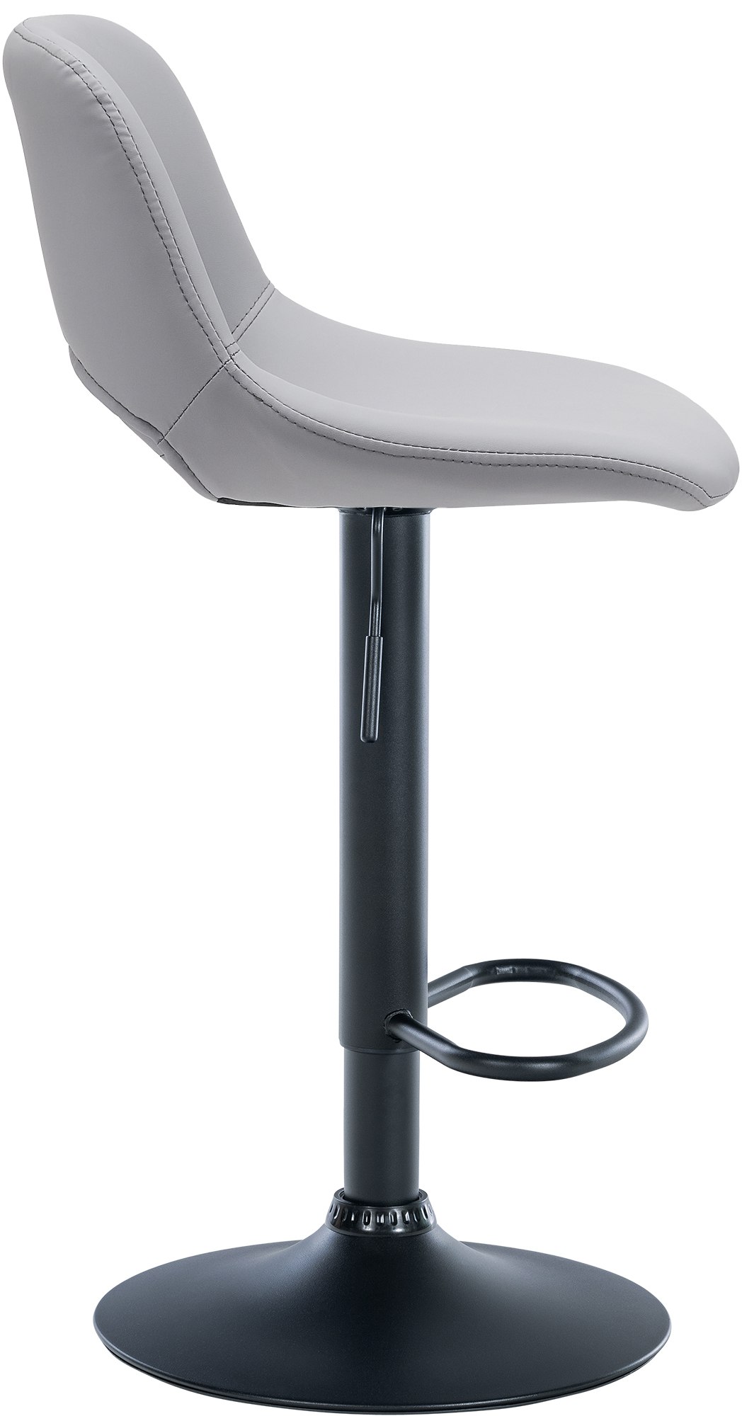 2er Set Barhocker Camden Kunstleder Schwarz - Image 4