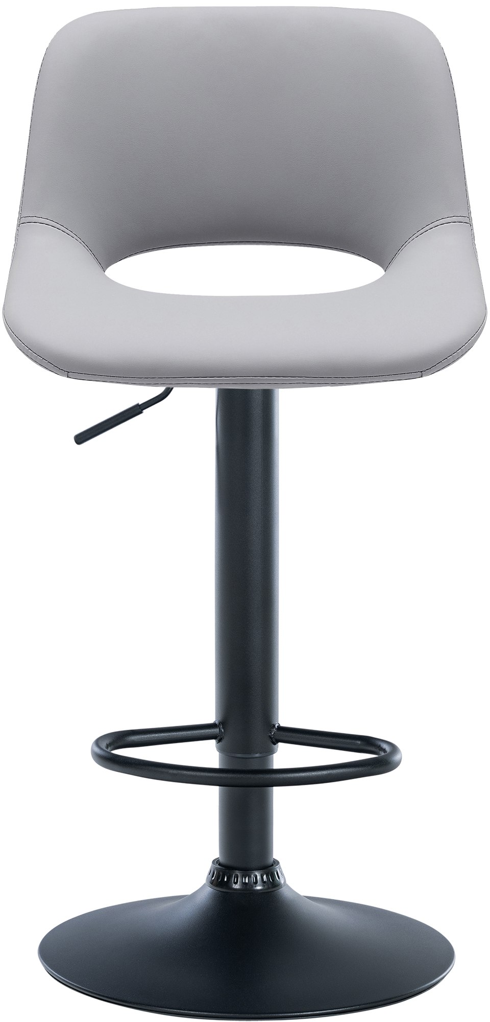 2er Set Barhocker Camden Kunstleder Schwarz - Image 6