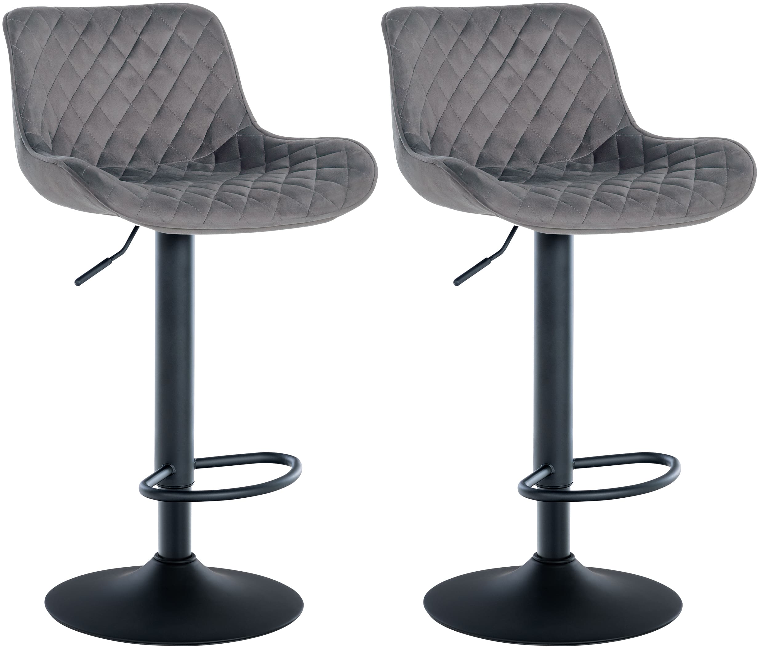 2er Set Barhocker Minosa Samt