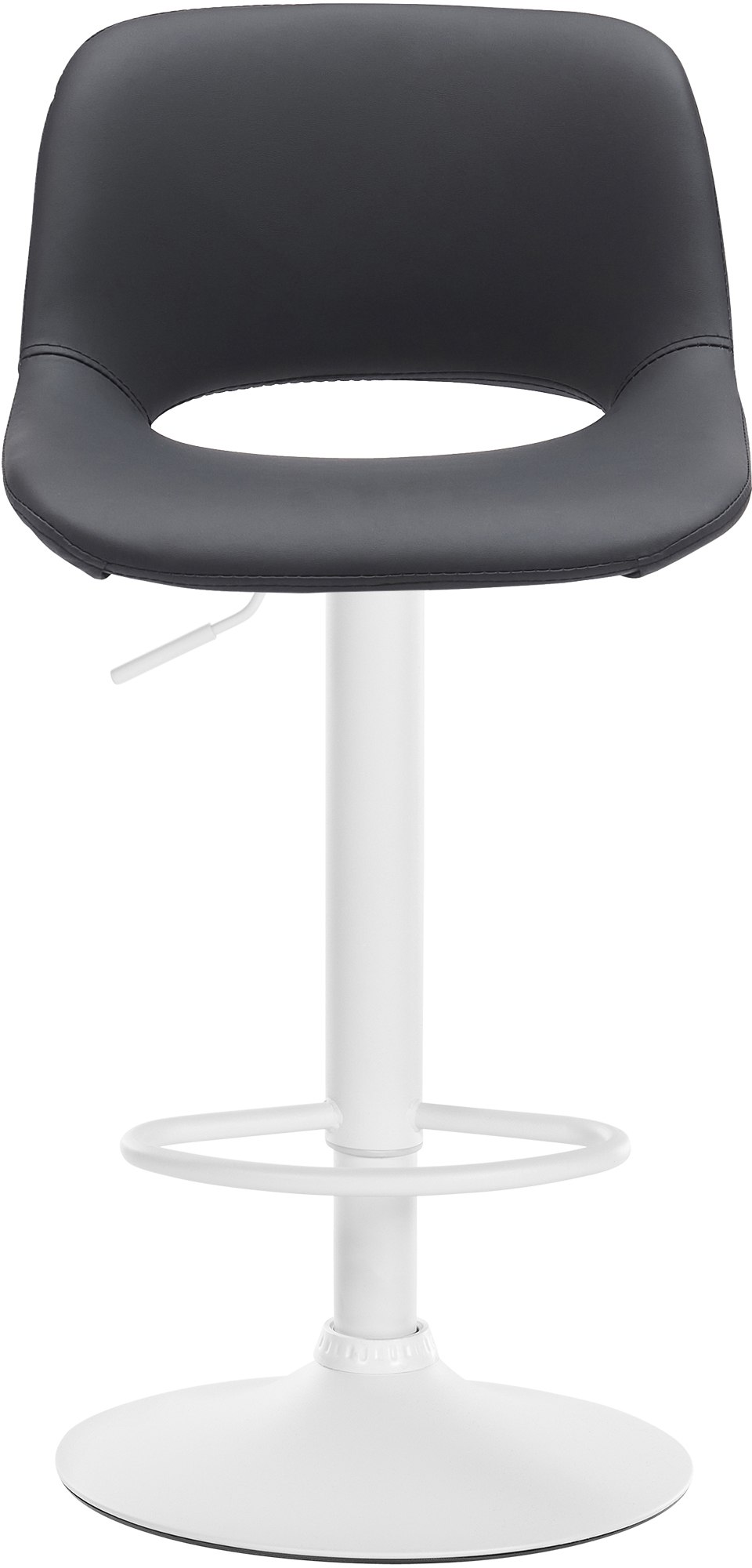 2er Set Barhocker Camden Kunstleder Weiß - Image 6