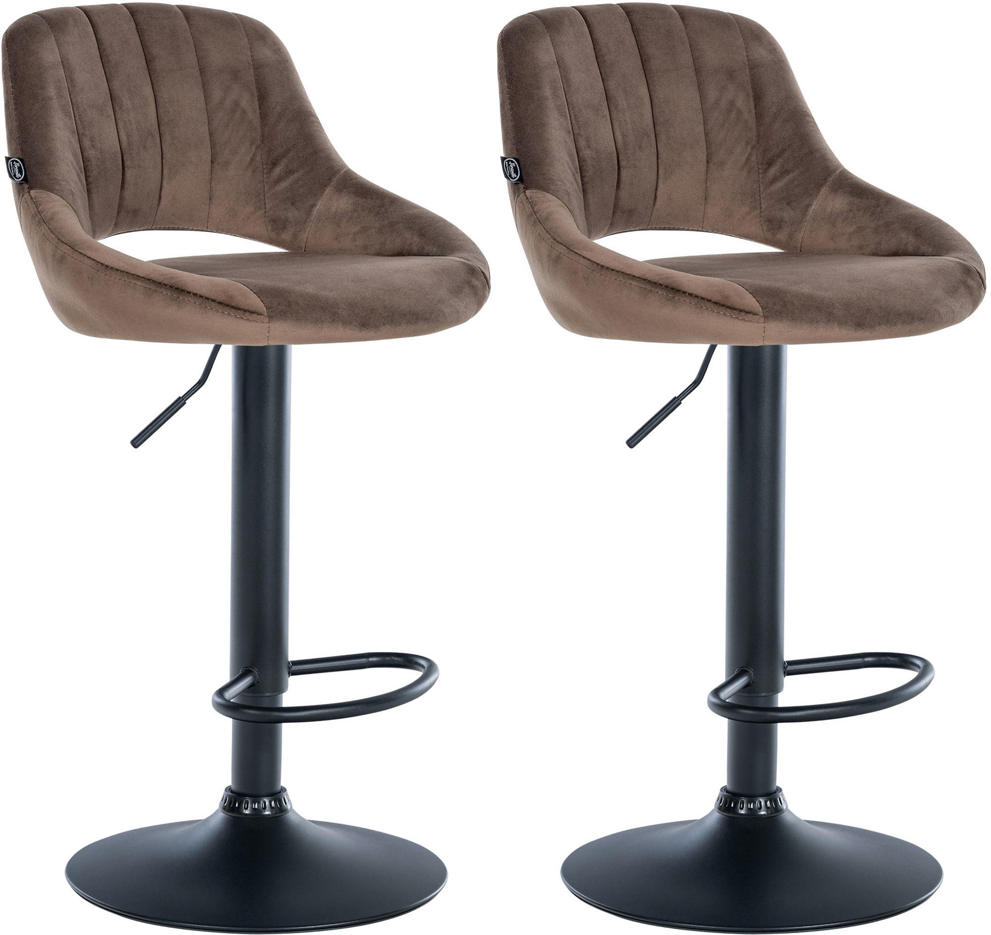 2er Set Barhocker Milet Samt B