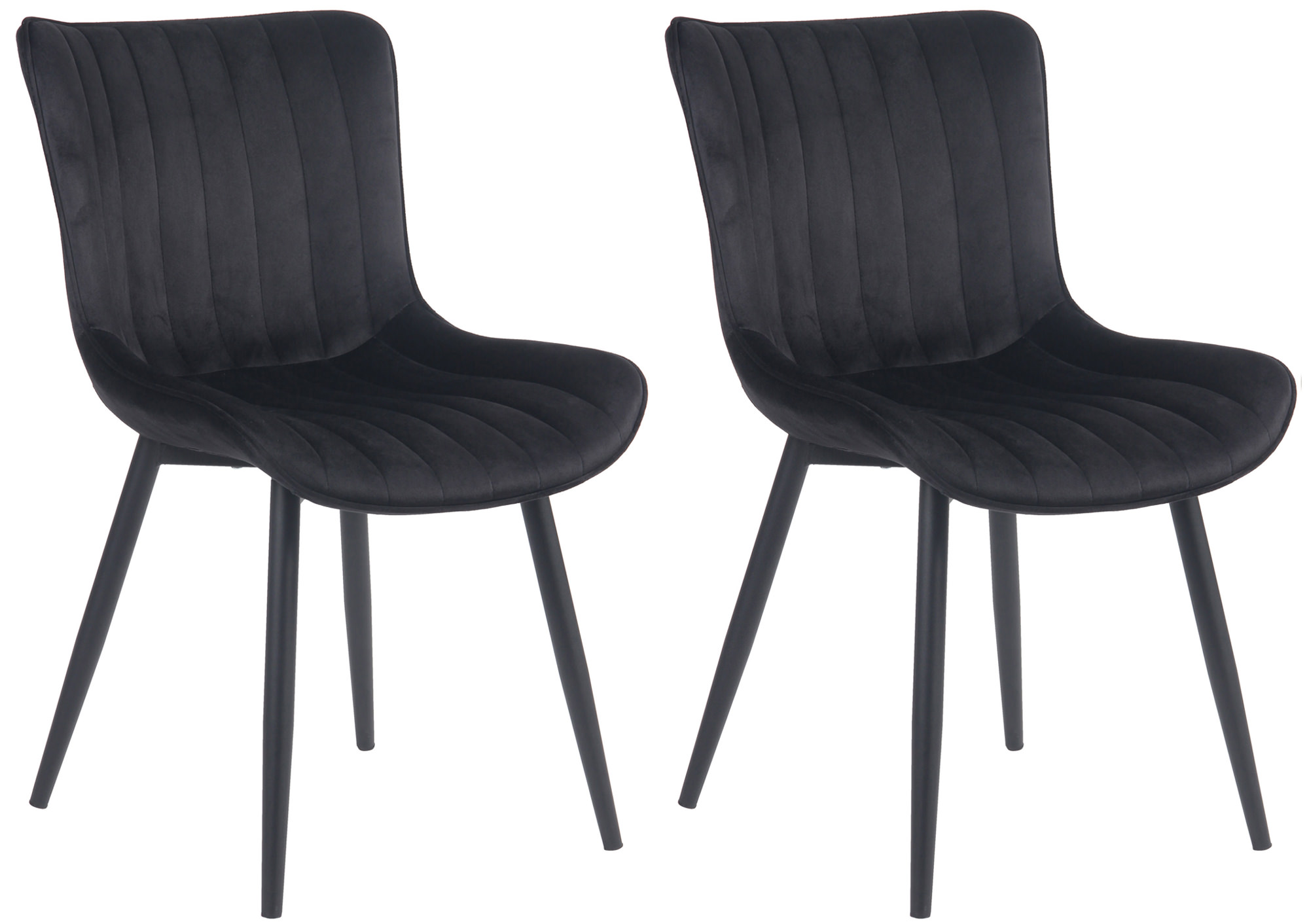 2er Set Stühle Largo Samt