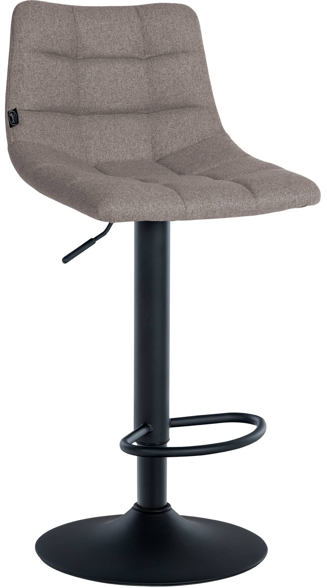 2er Set Barhocker Jerry Stoff Schwarz - Image 3
