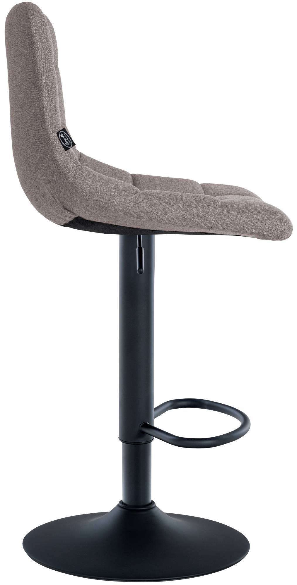 2er Set Barhocker Jerry Stoff Schwarz - Image 5