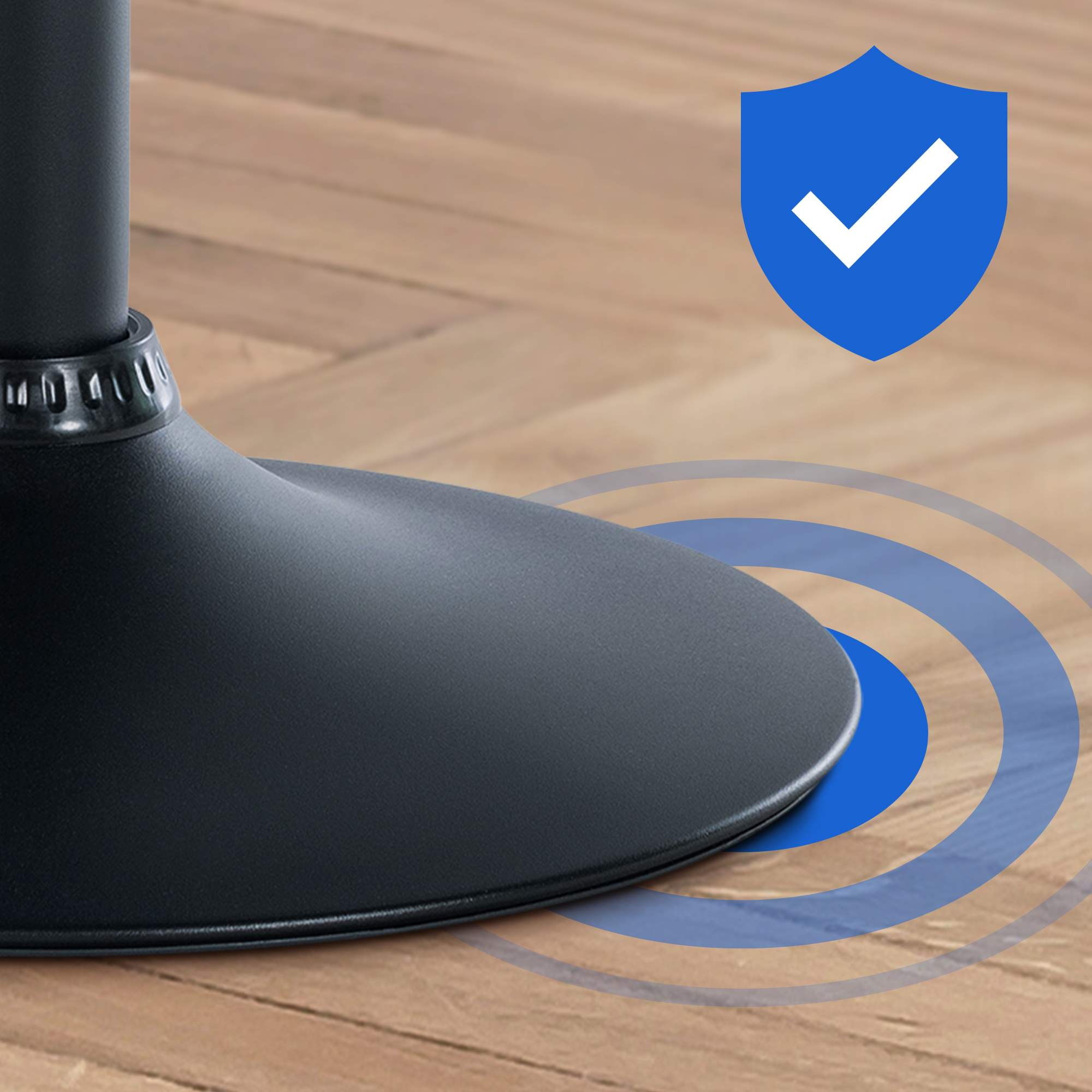 2er Set Barhocker Braga Samt Schwarz - Image 3