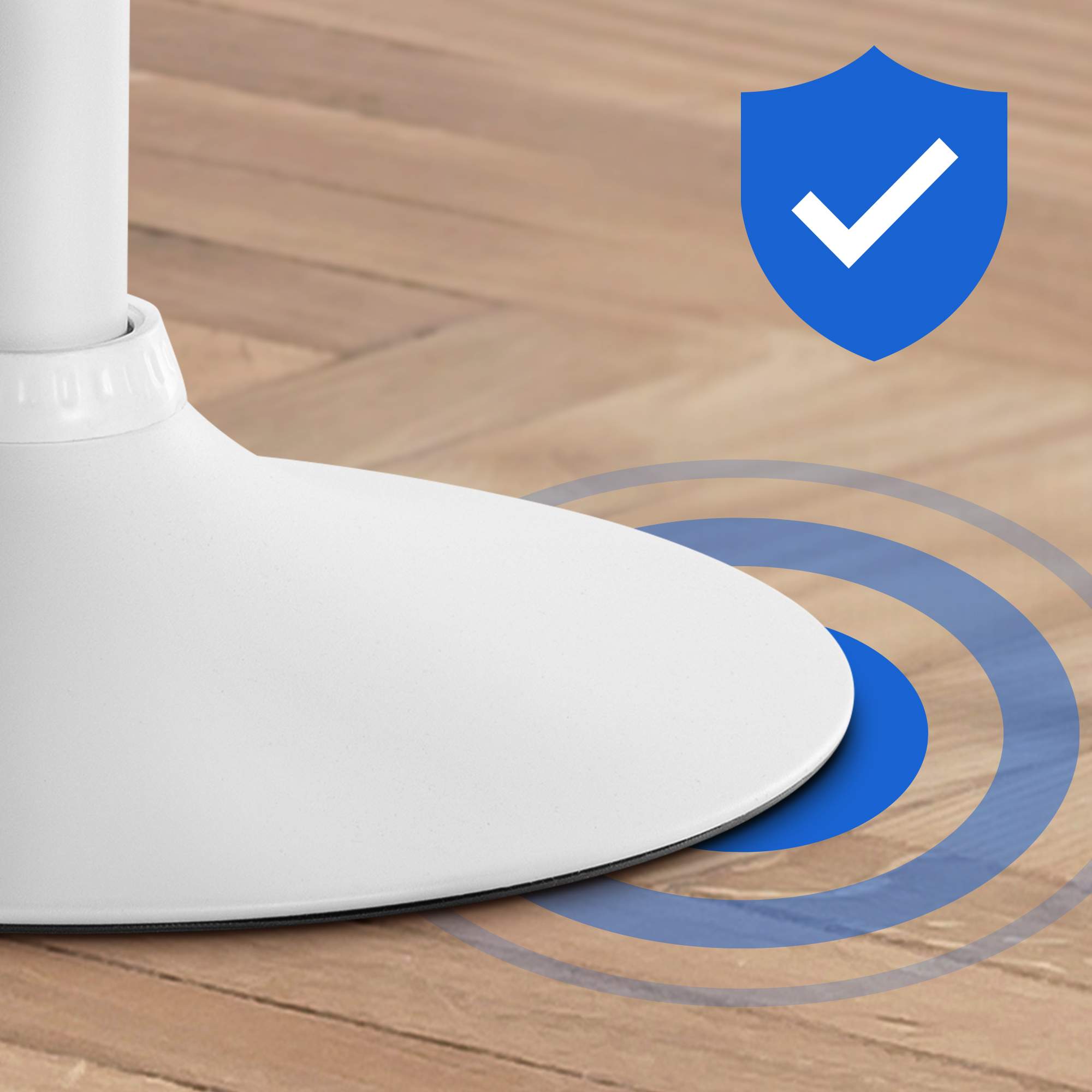 2er Set Barhocker Braga Samt Weiß - Image 3