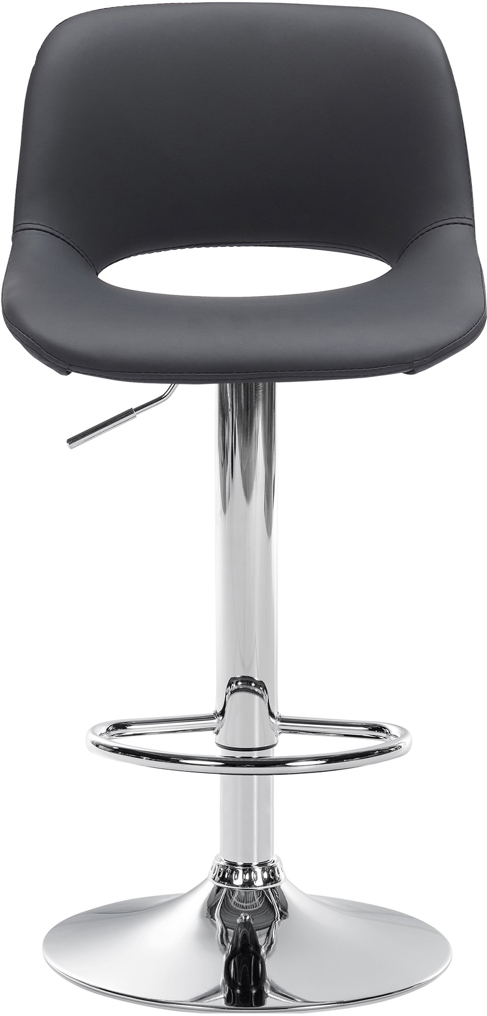 2er Set Barhocker Camden Kunstleder Chrom - Image 5