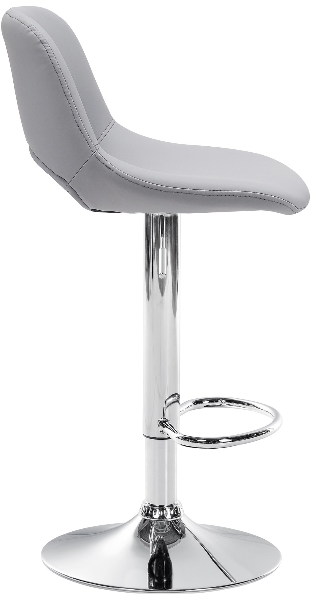 2er Set Barhocker Camden Kunstleder Chrom - Image 3
