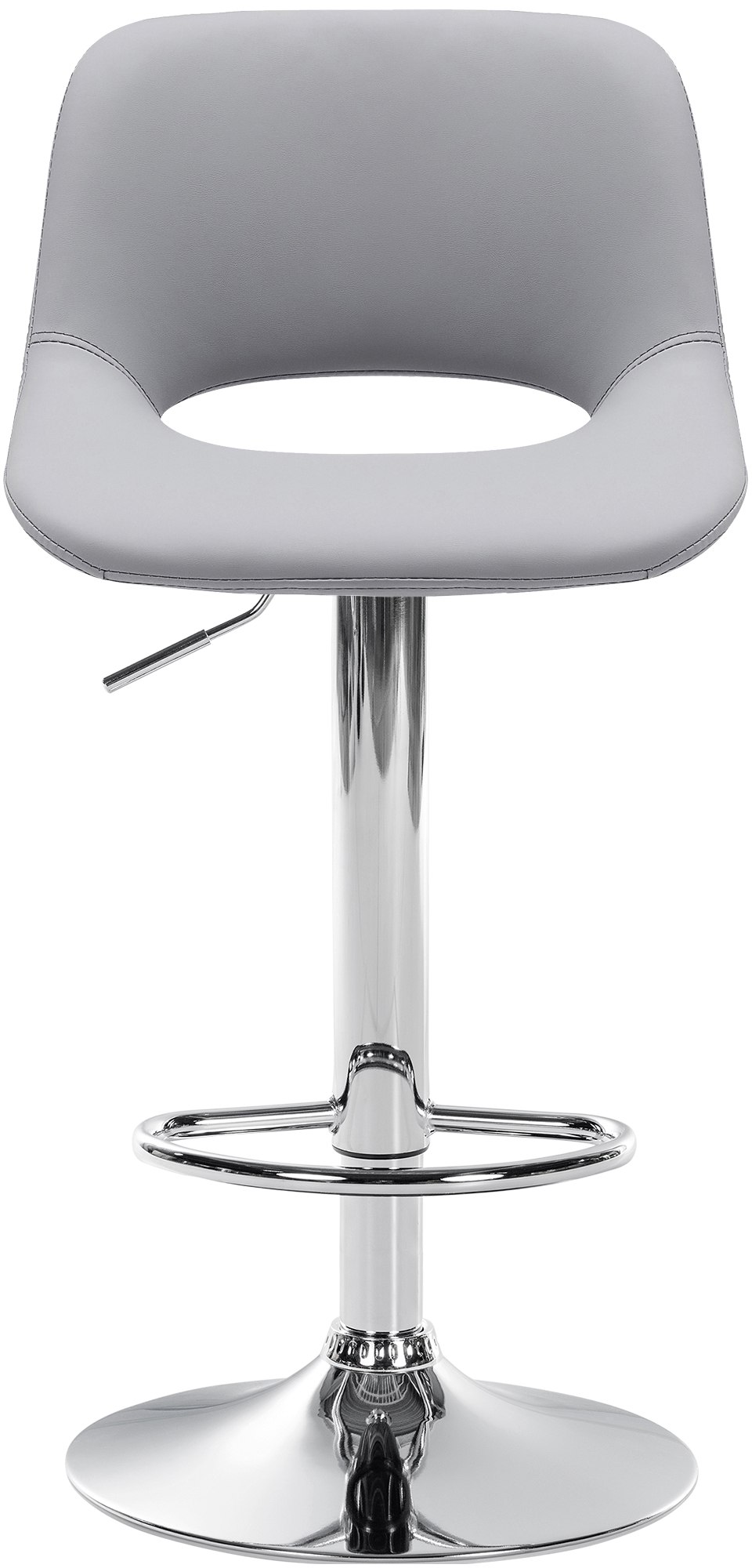2er Set Barhocker Camden Kunstleder Chrom - Image 5