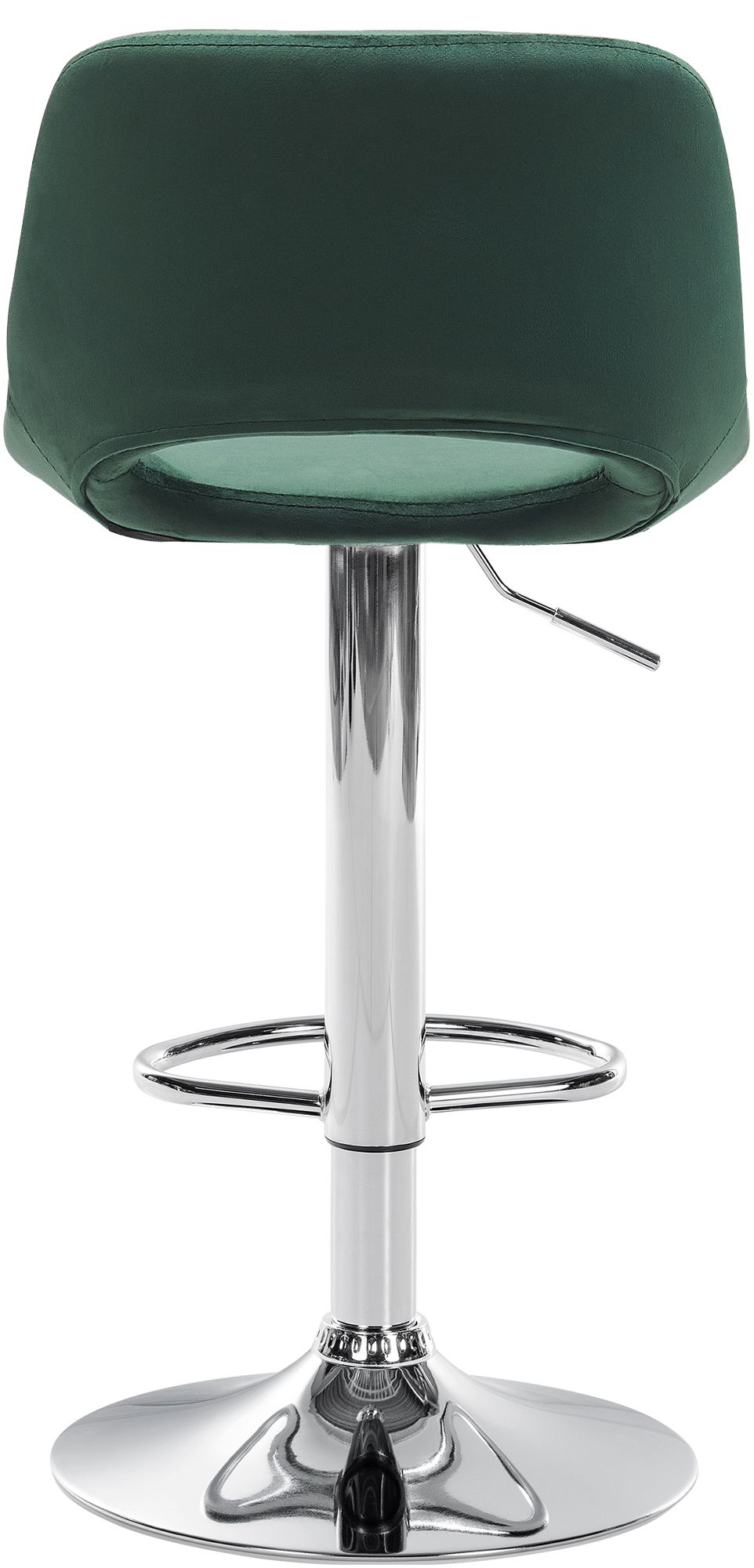 2er Set Barhocker Camden Samt Chrom