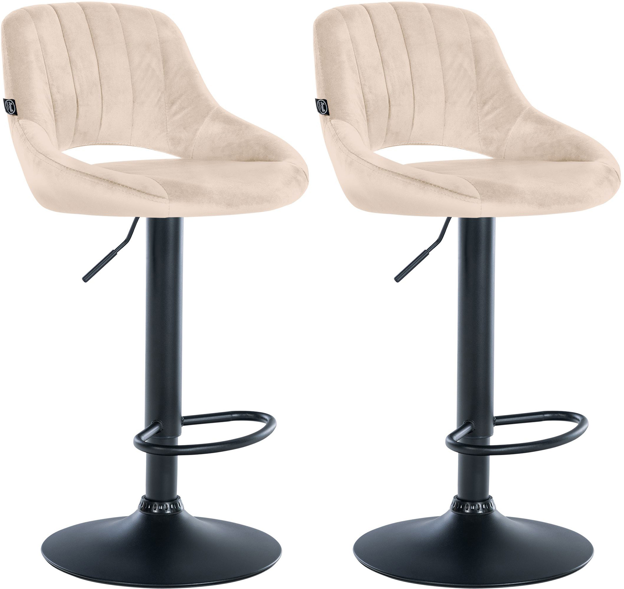 2er Set Barhocker Milet Samt B