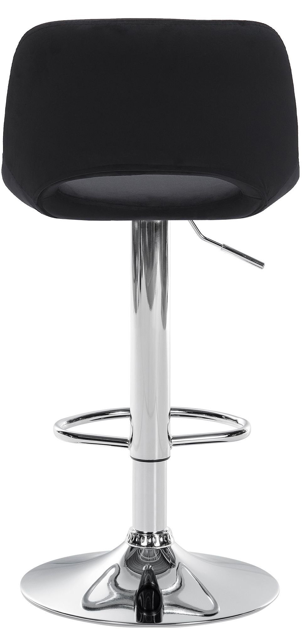 2er Set Barhocker Camden Samt Chrom