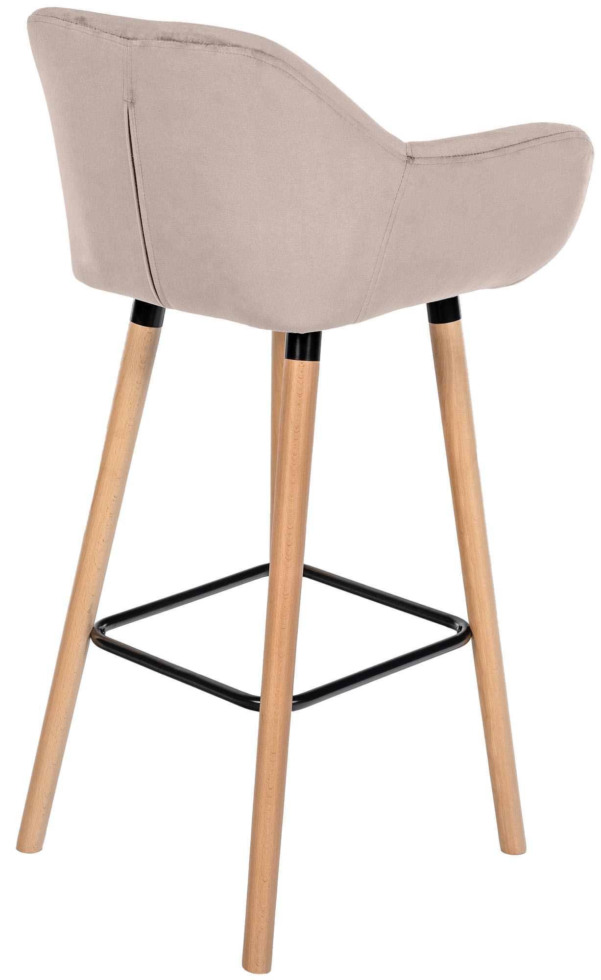 2er Set Barhocker Grant Samt - Image 4
