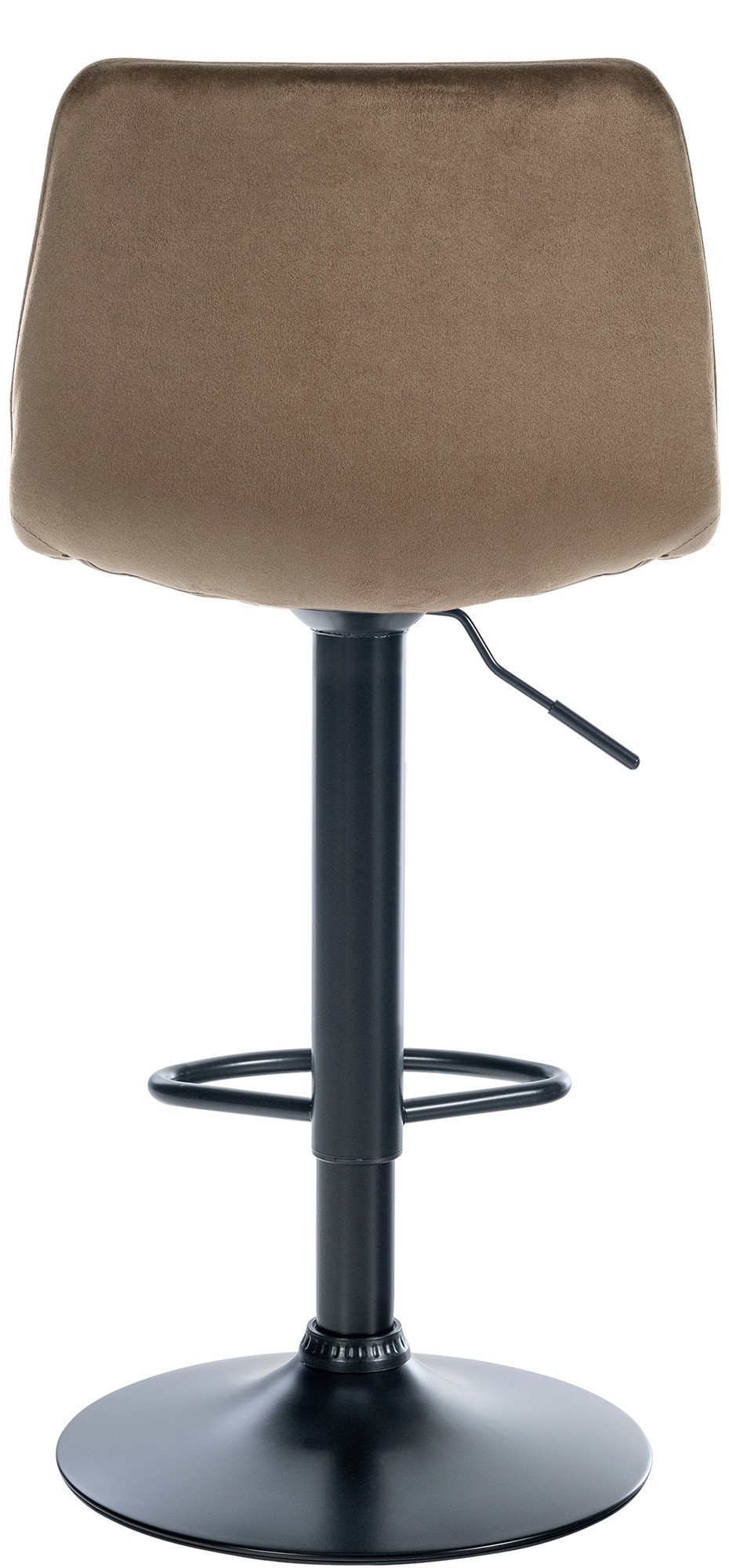 2er Set Barhocker Lex Samt Schwarz - Image 4