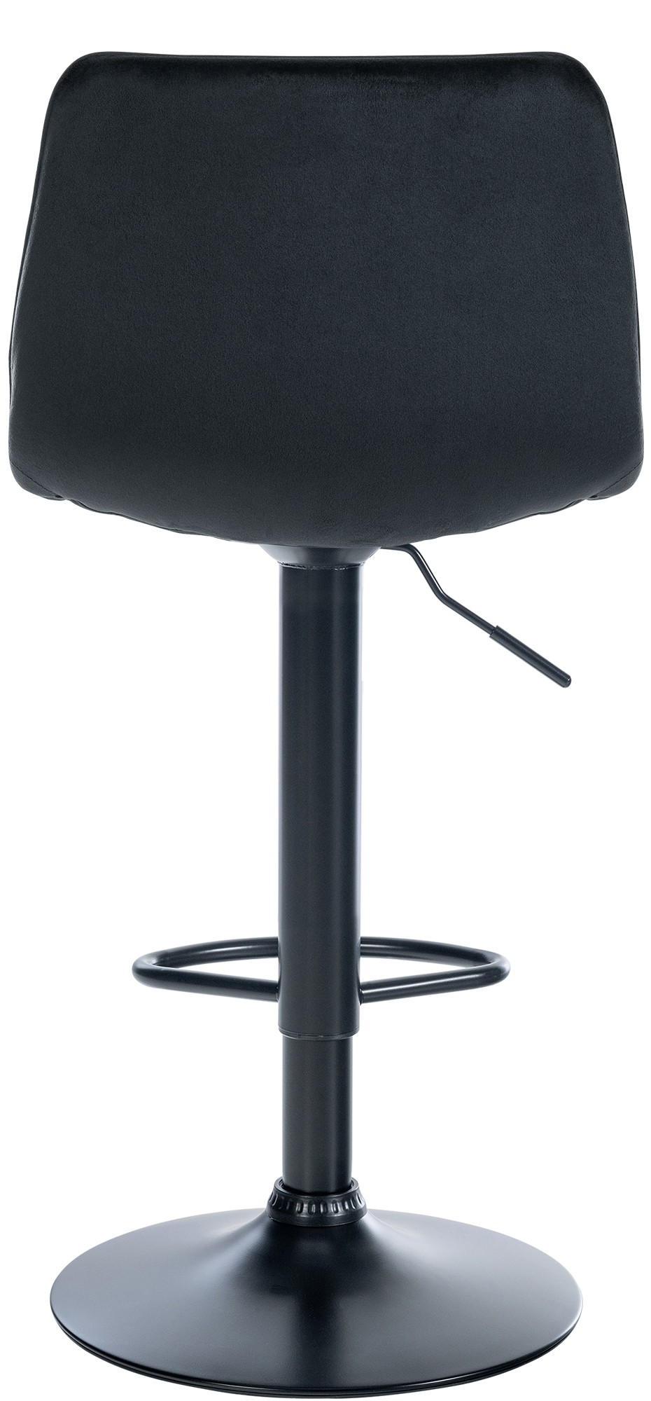 2er Set Barhocker Lex Samt Schwarz - Image 4