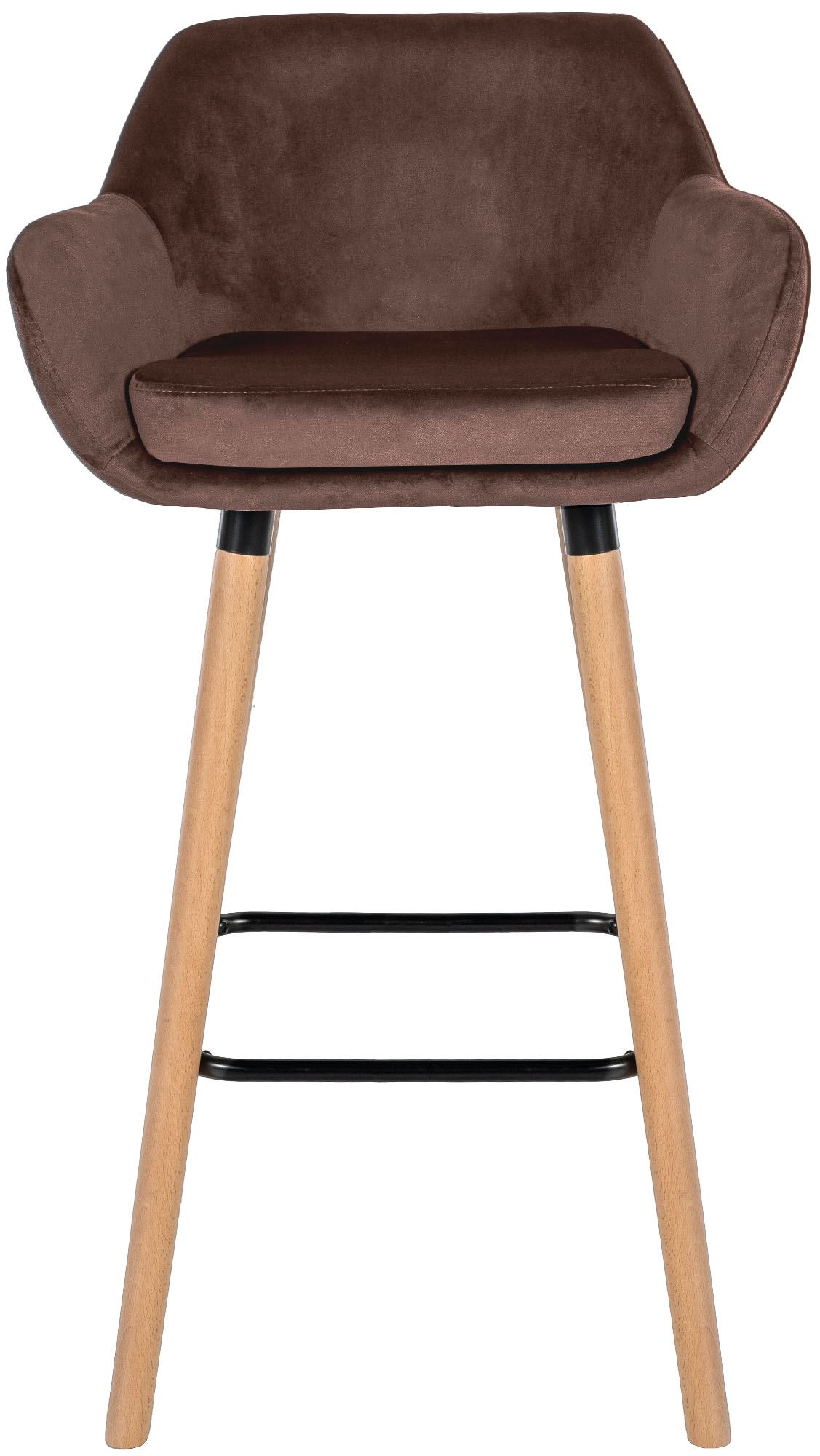 2er Set Barhocker Grant Samt - Image 6