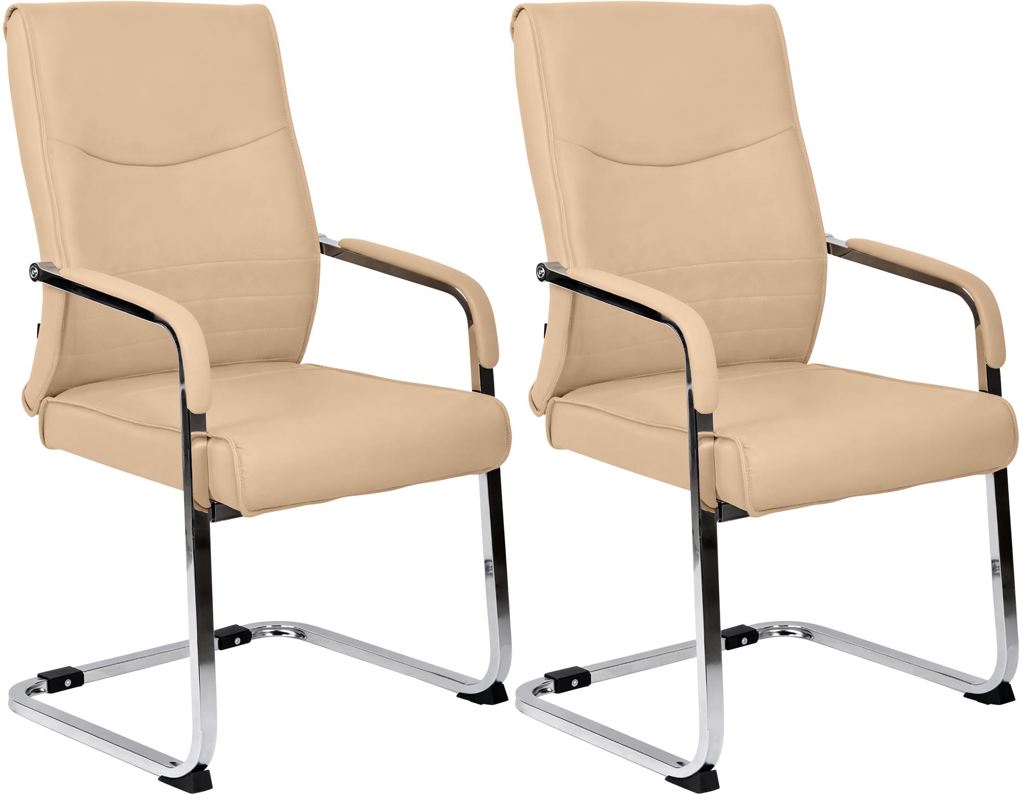 2er Set Besucherstuhl Hobart