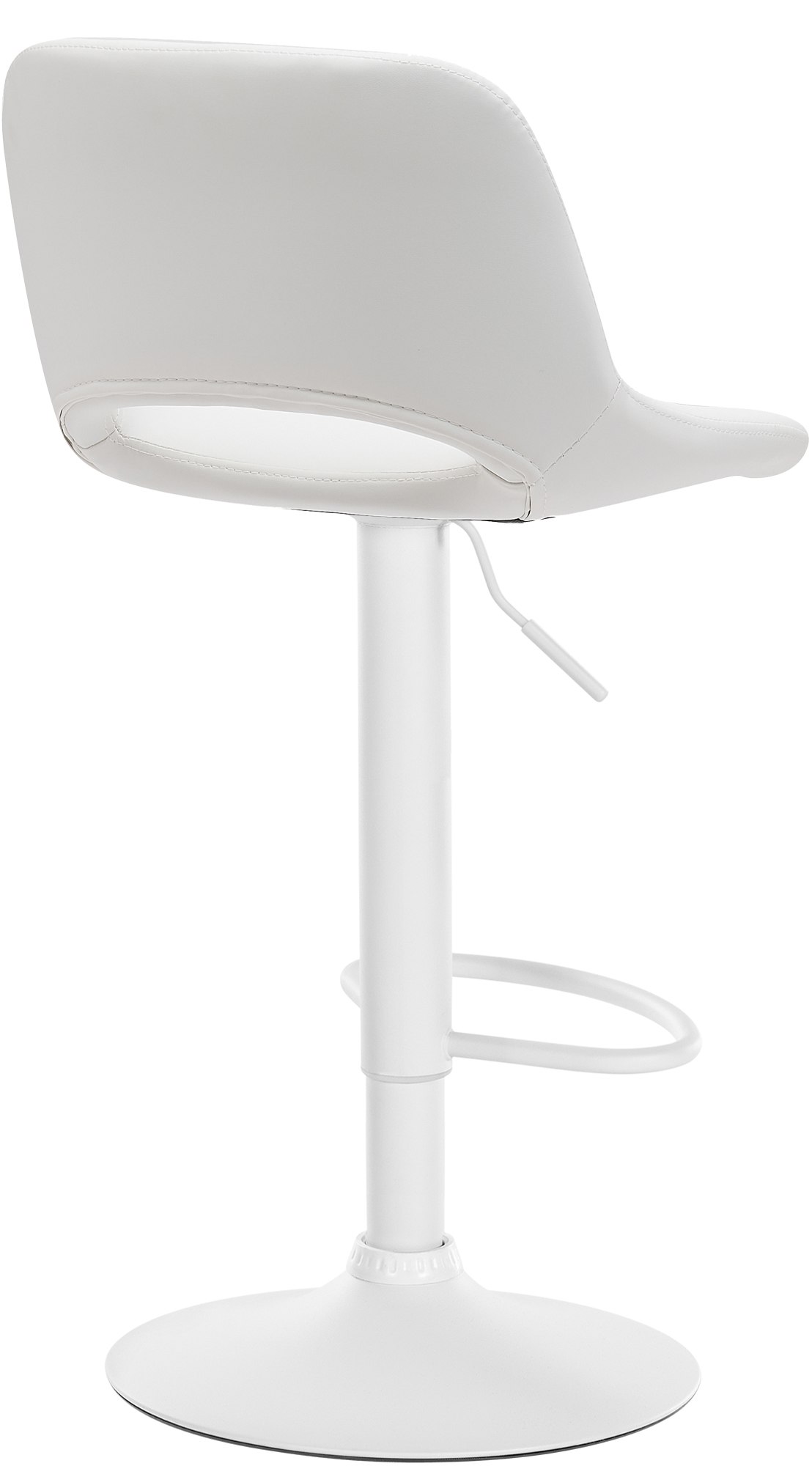 2er Set Barhocker Camden Kunstleder Weiß - Image 3