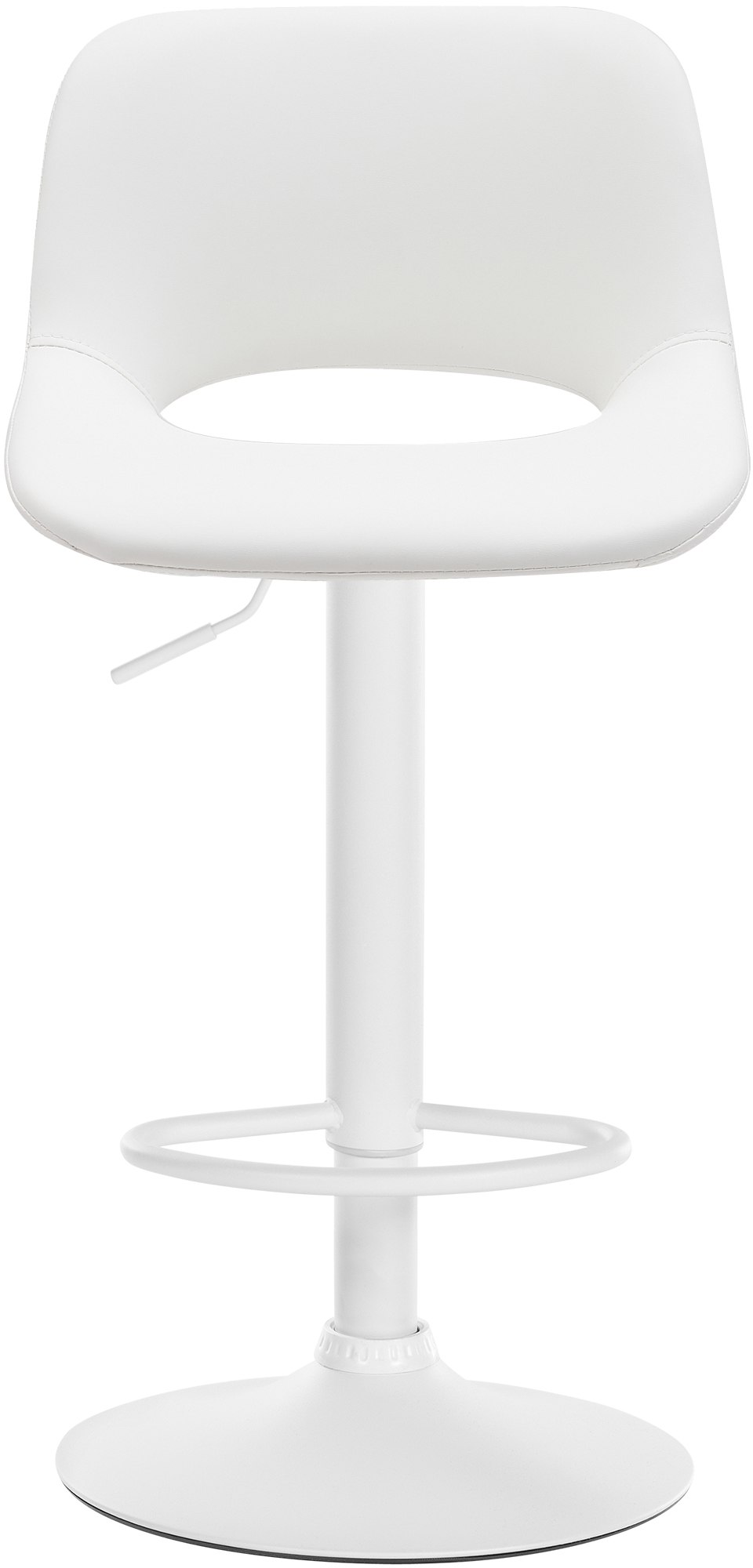 2er Set Barhocker Camden Kunstleder Weiß - Image 6