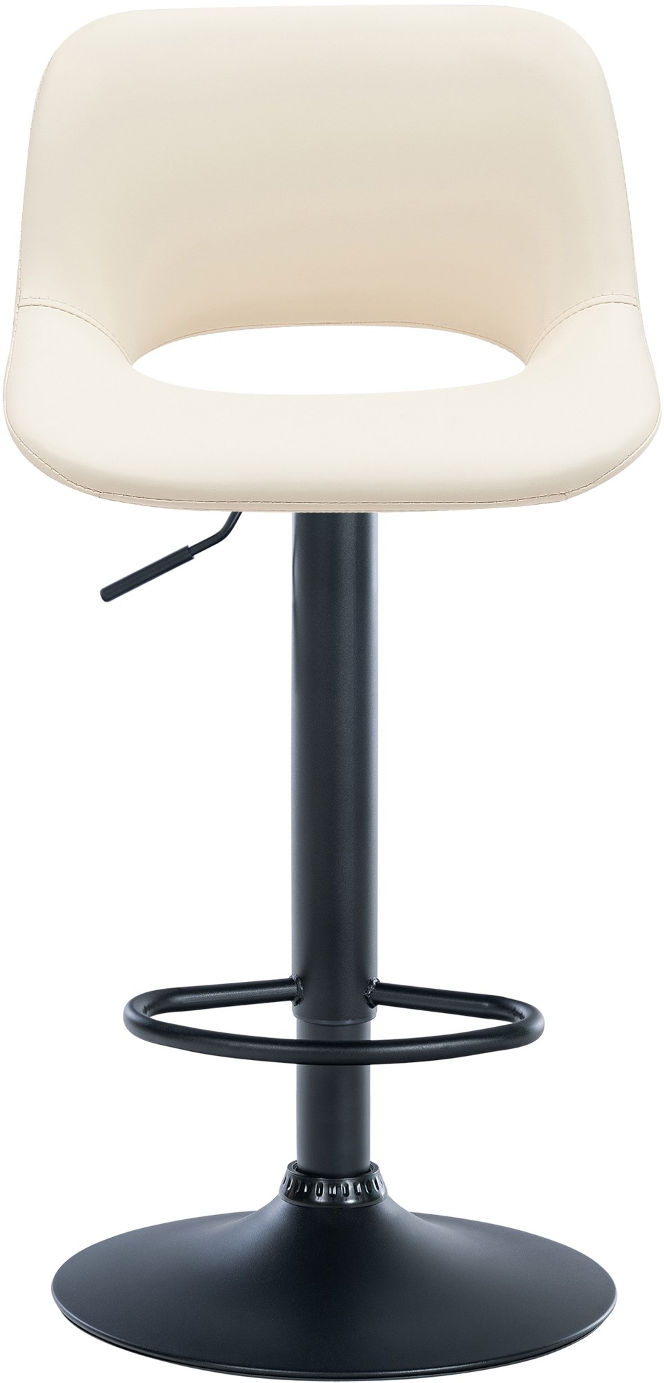 2er Set Barhocker Camden Kunstleder Schwarz - Image 6