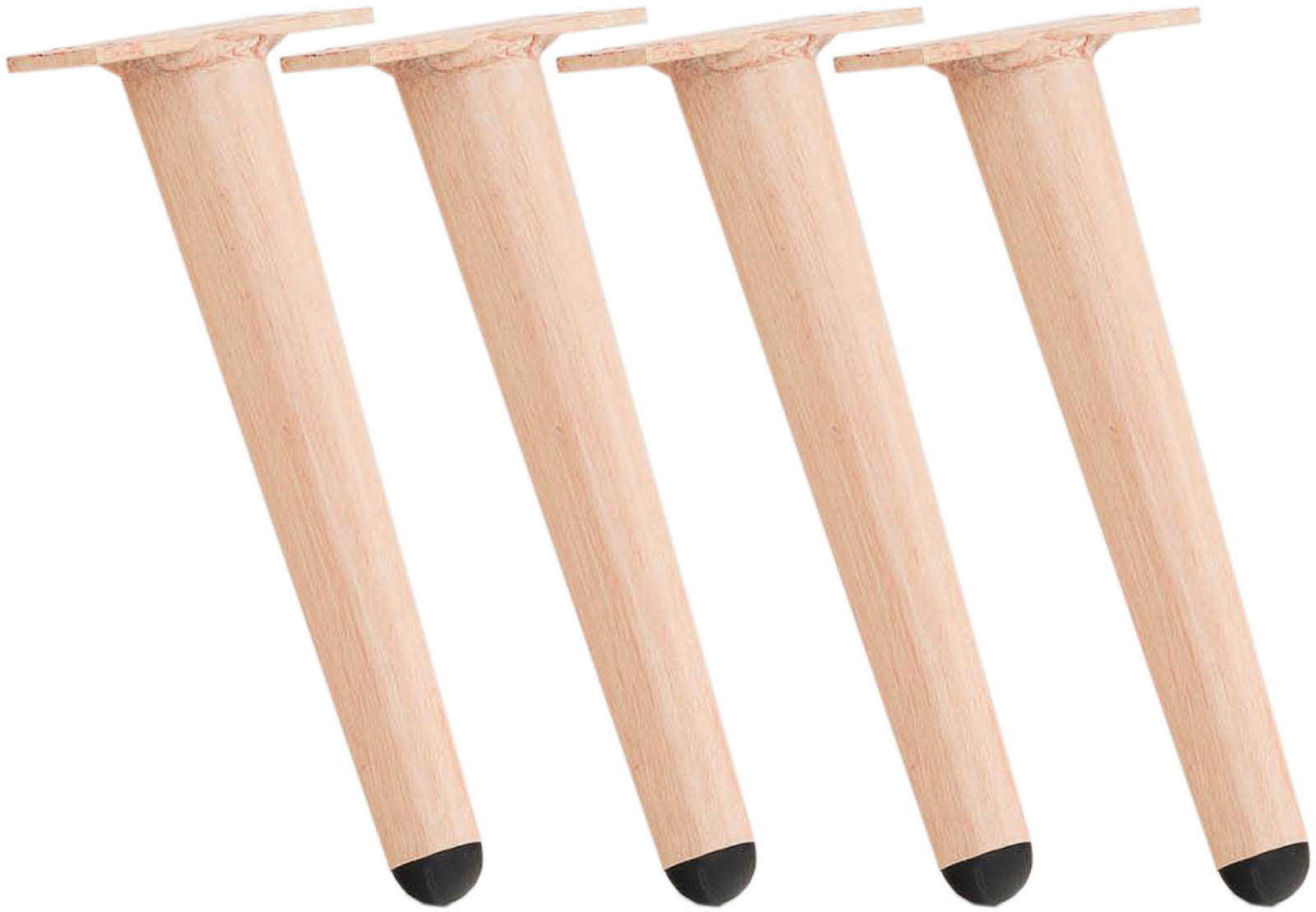4er Set Möbelfüße 26 cm