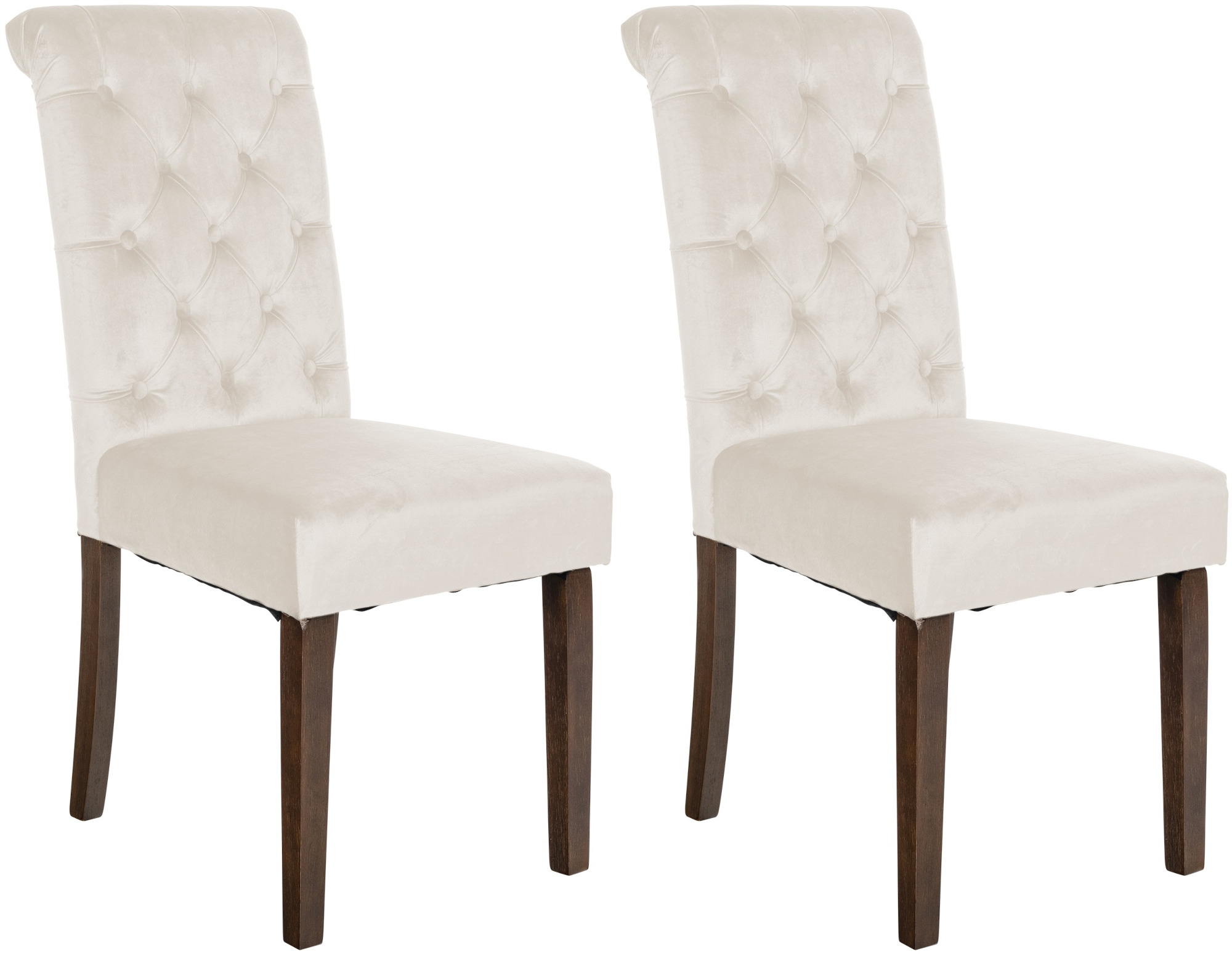 2er Set Esszimmerstühle Lisburn Samt