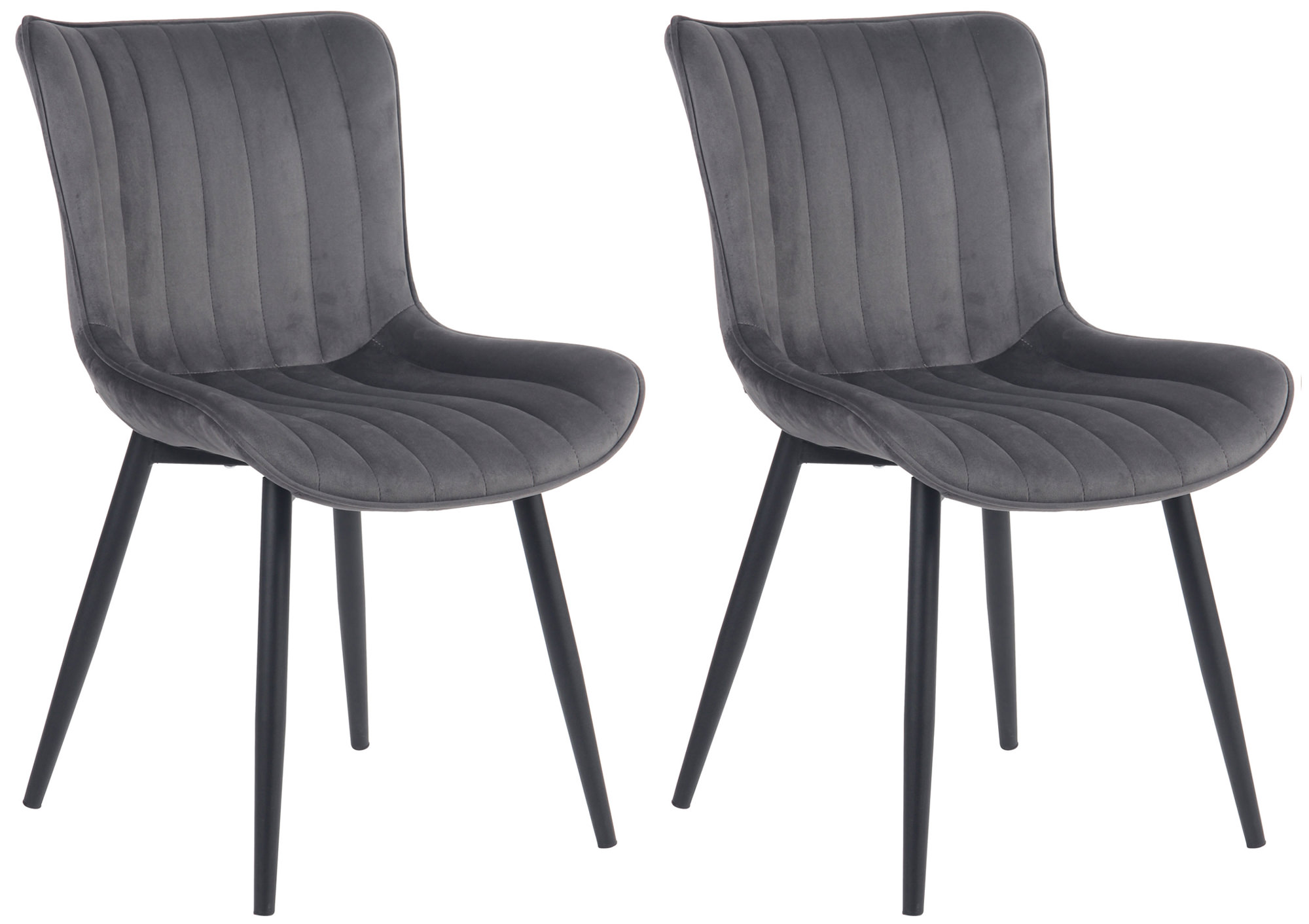 2er Set Stühle Largo Samt
